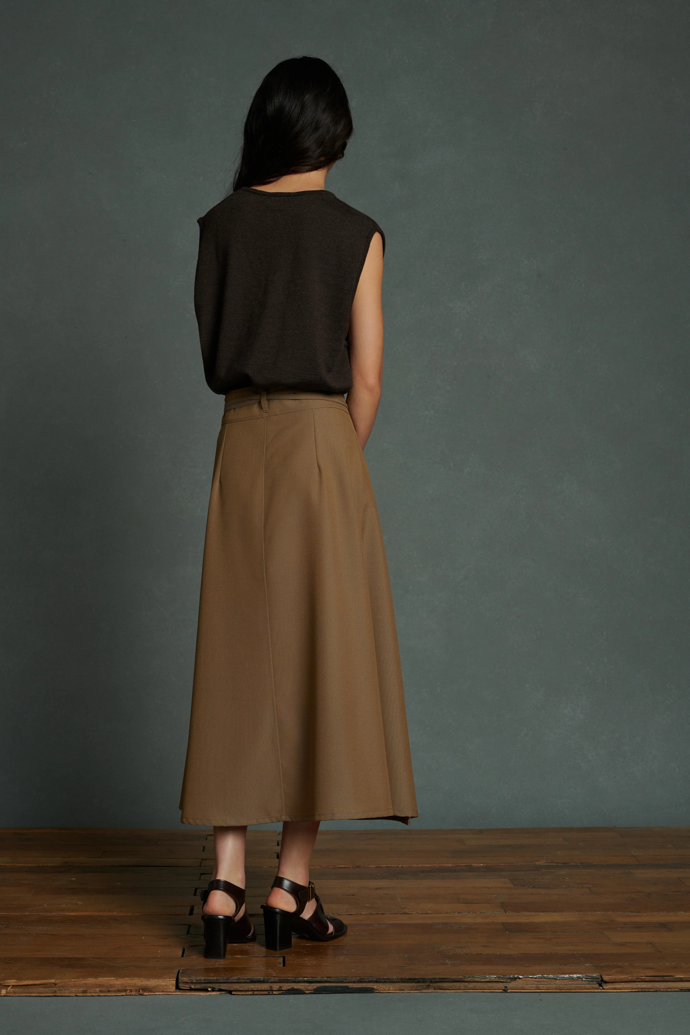 REINE BEIGE SKIRT