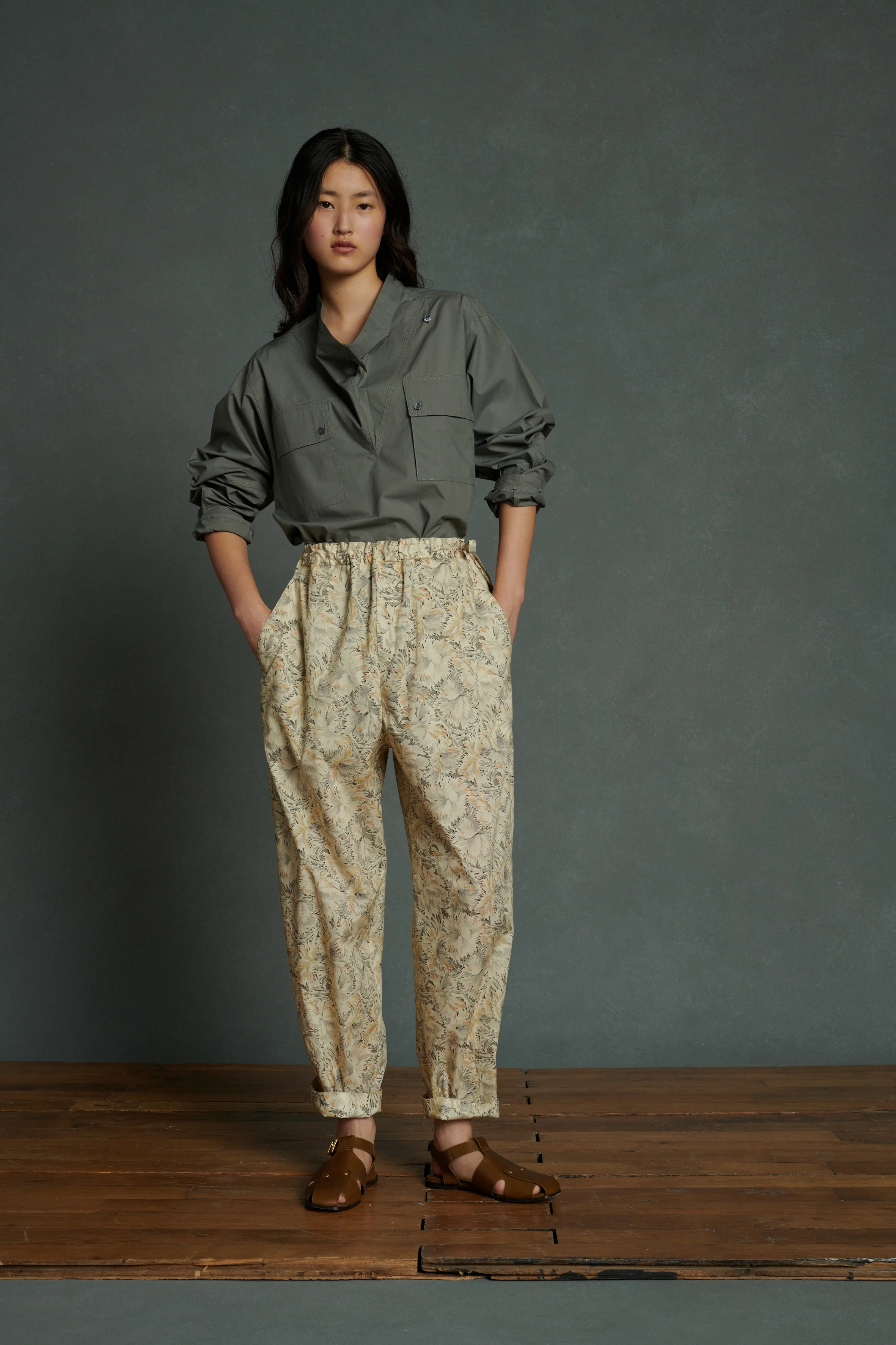ANDREAS BEIGE TROUSERS