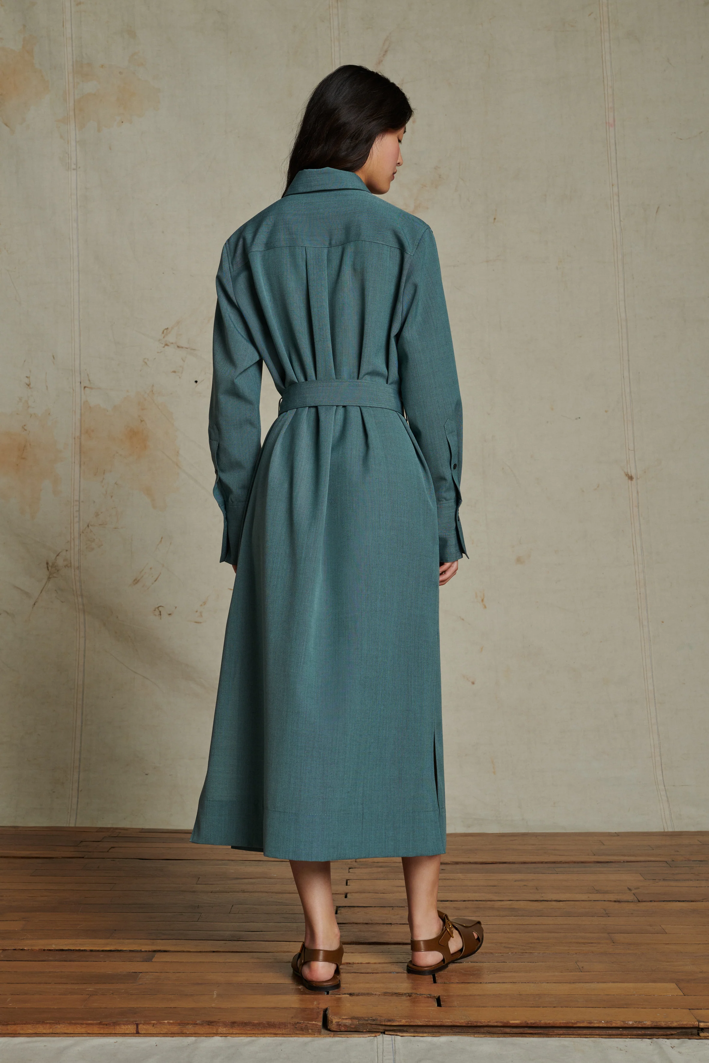 ARPEGE GREEN DRESS