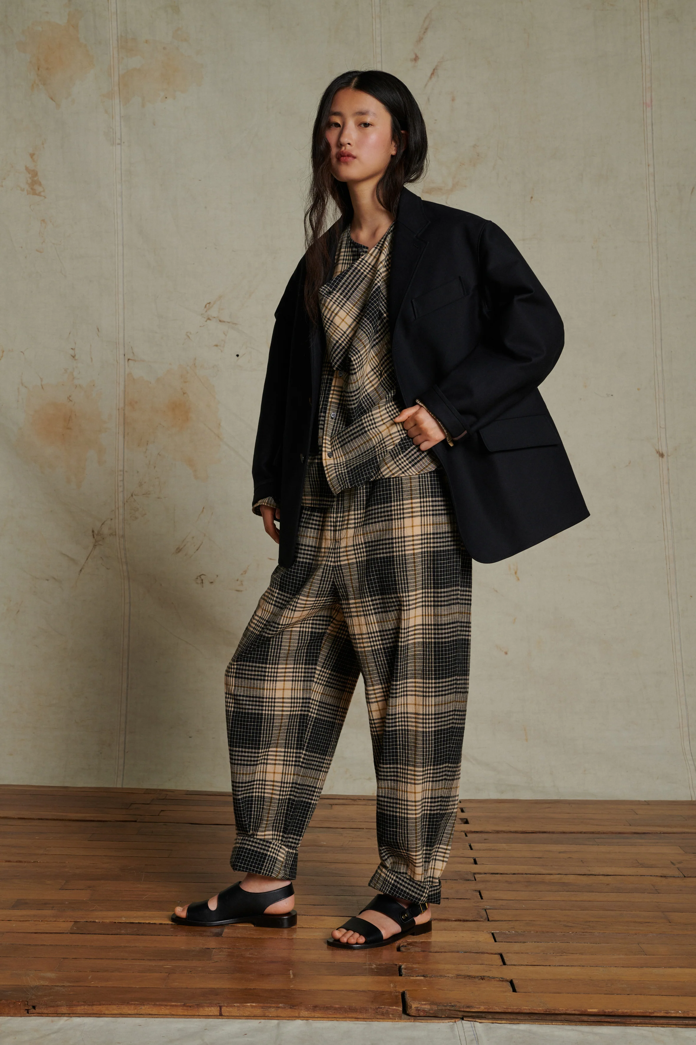 ANDREAS BLACK TROUSERS