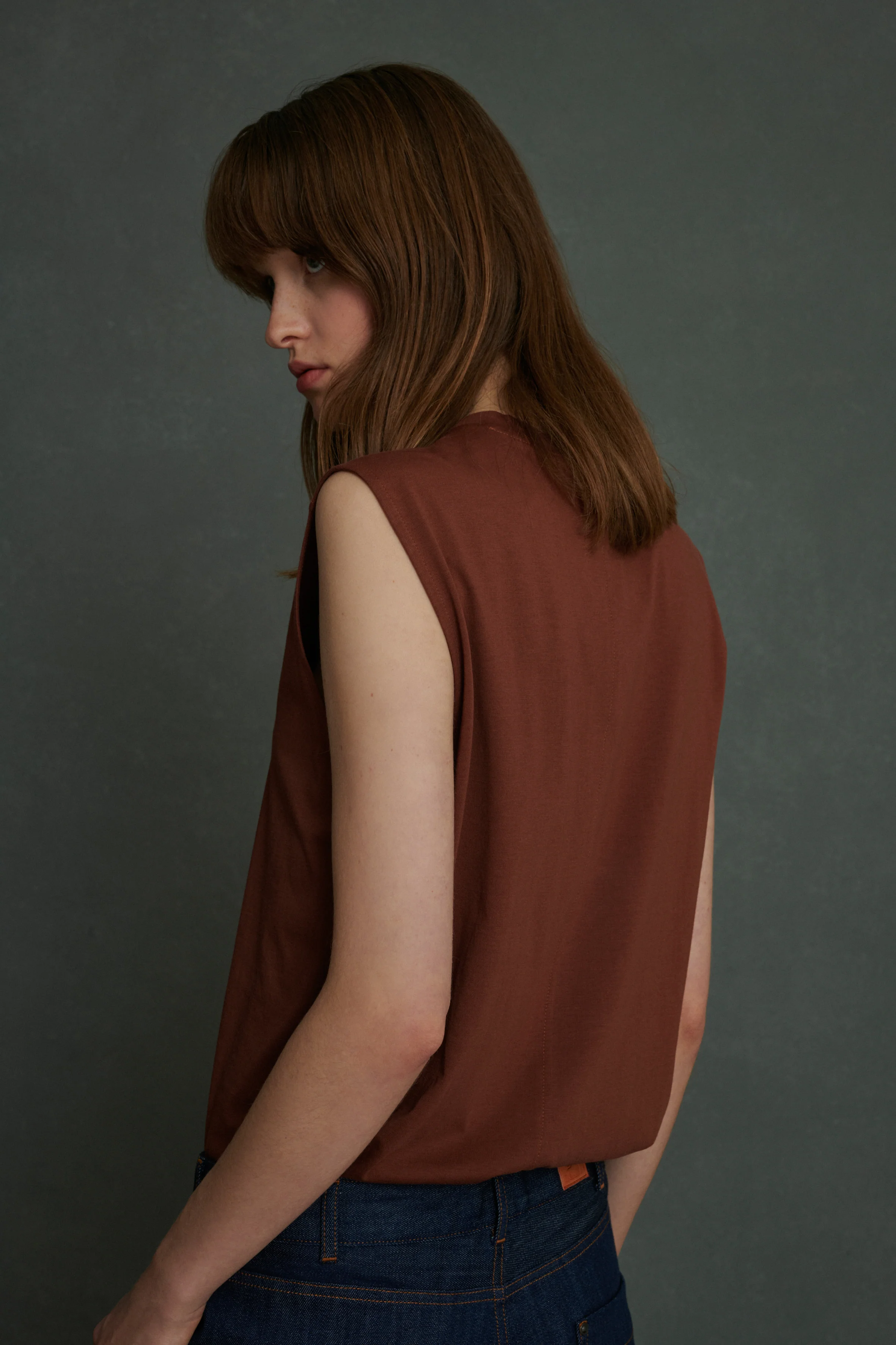 APOLLINE BROWN TEE-SHIRT