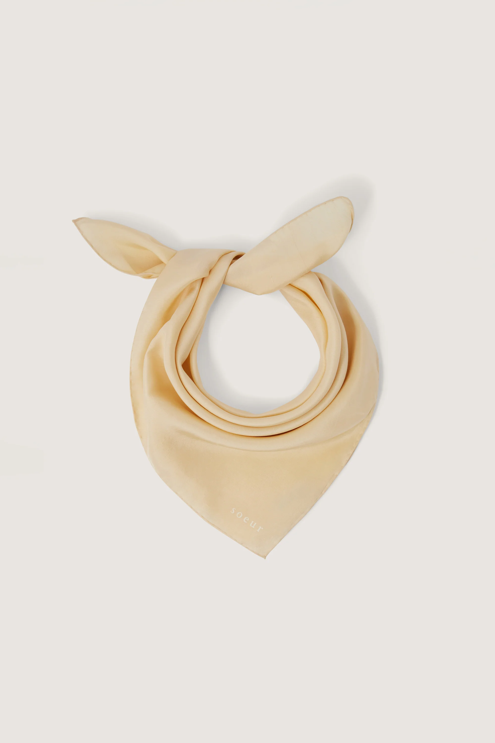 SQUARE OFF-WHITE SCARF