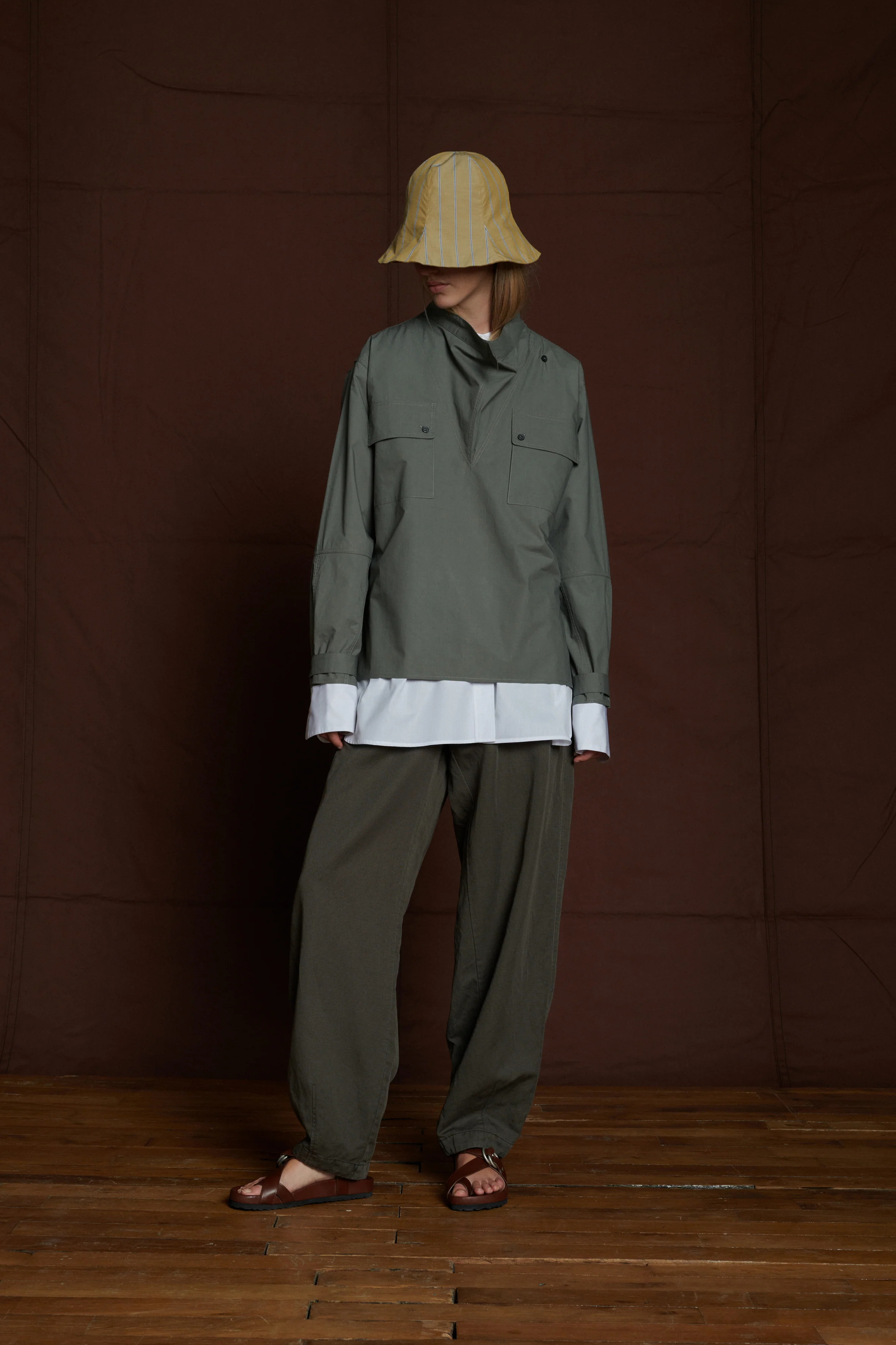 AOUT GREEN BLOUSE