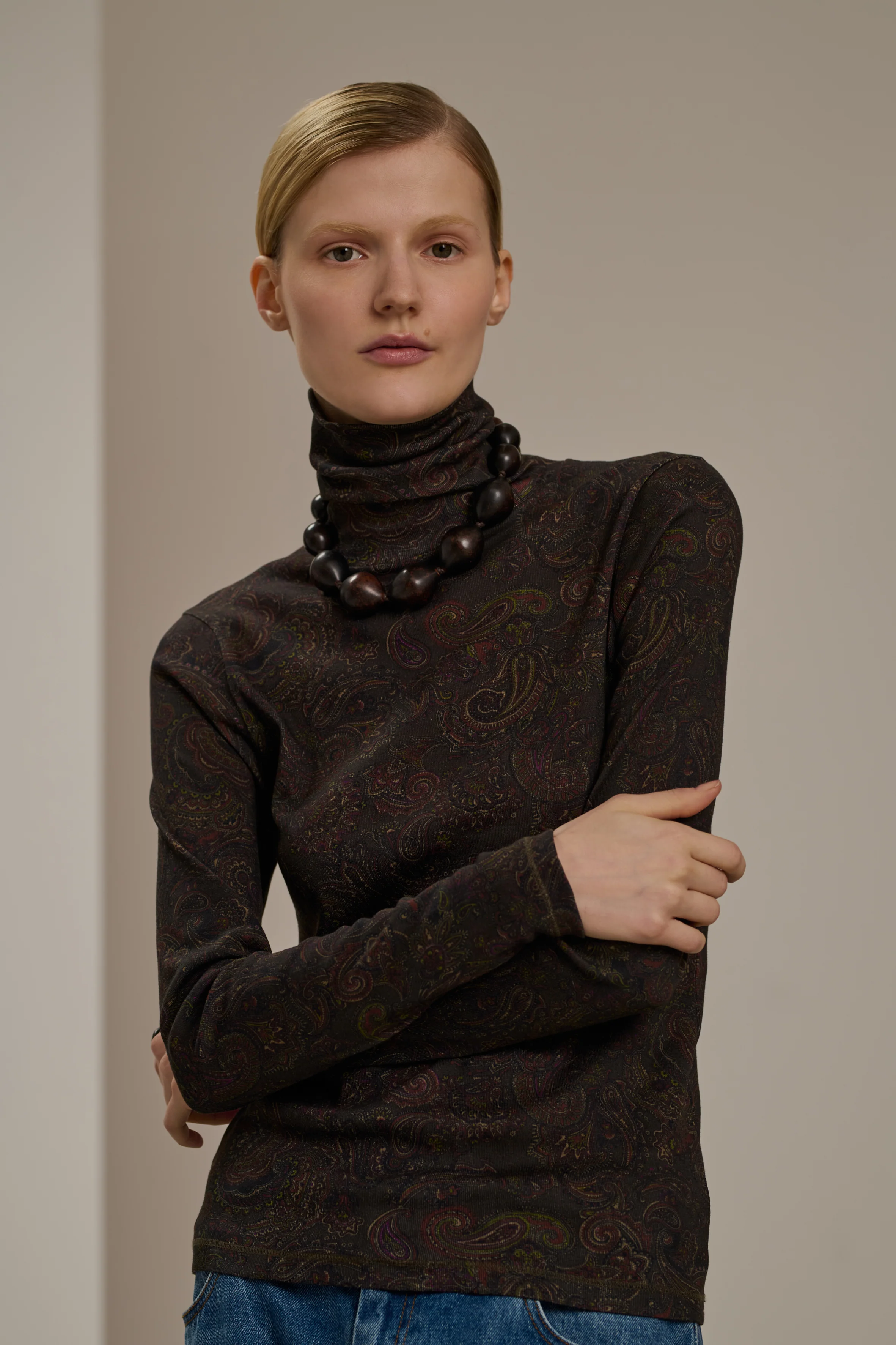 BADIA BROWN T-SHIRT