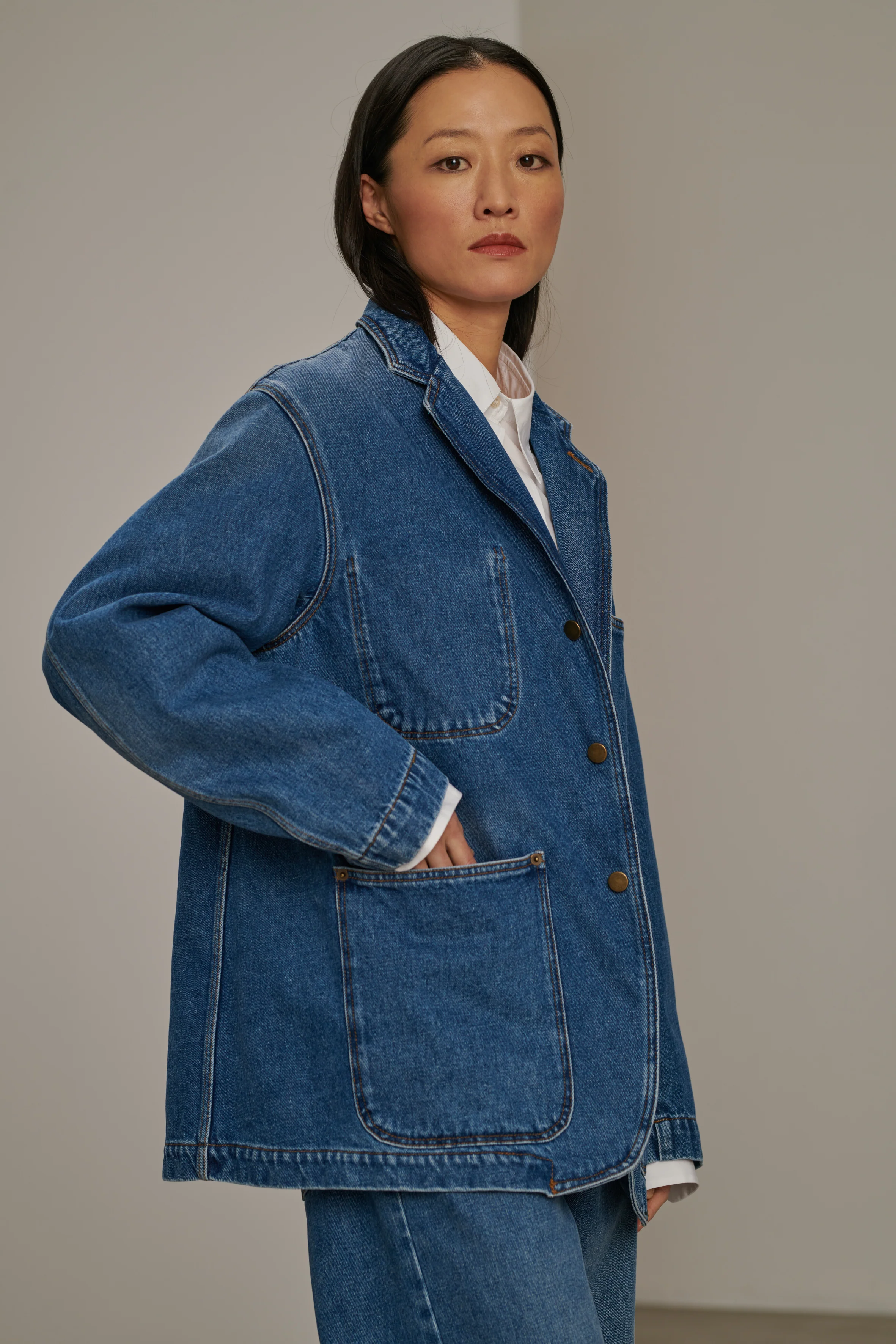 CHARLIZE BLUE JACKET
