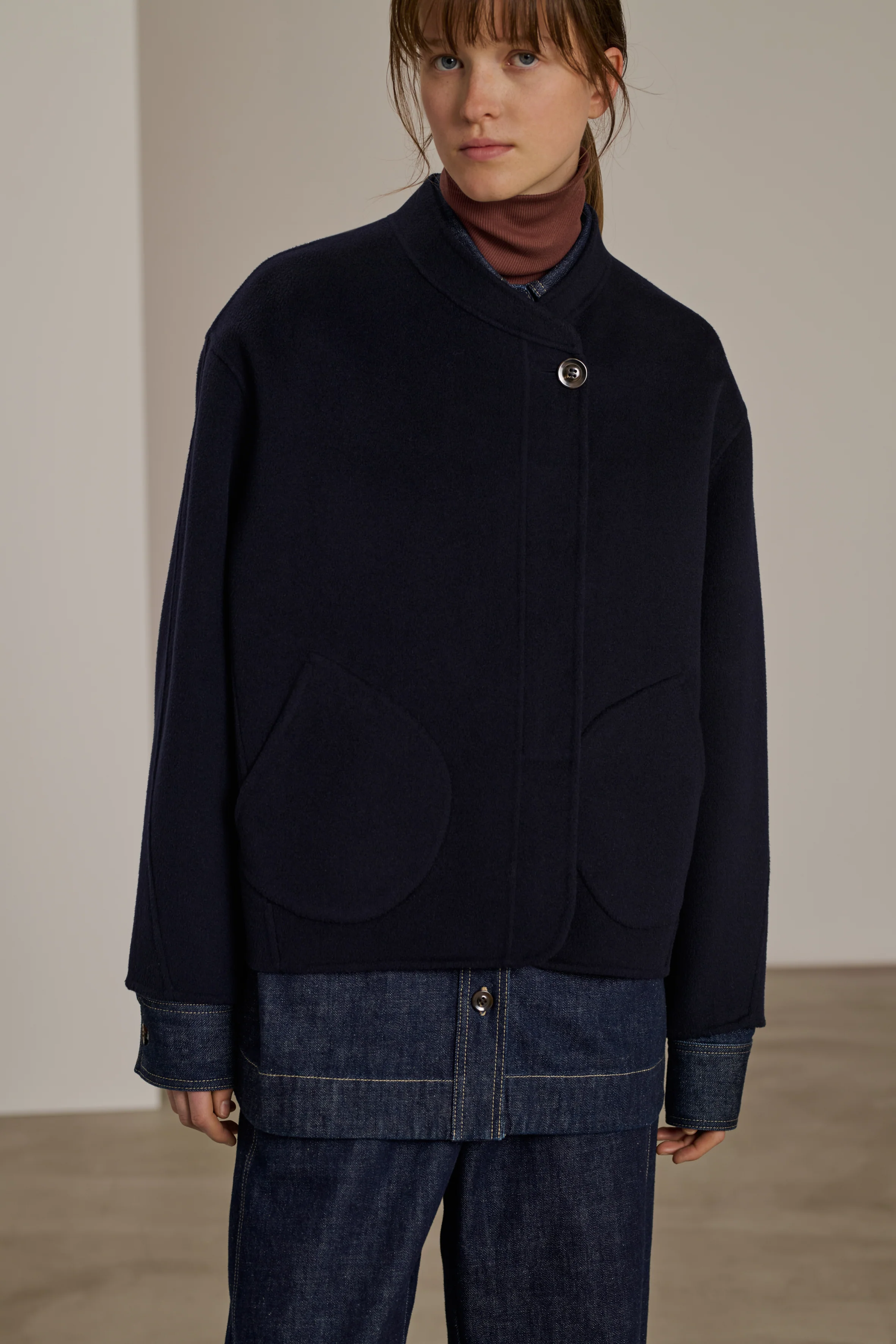 WINDSOR NAVY COAT