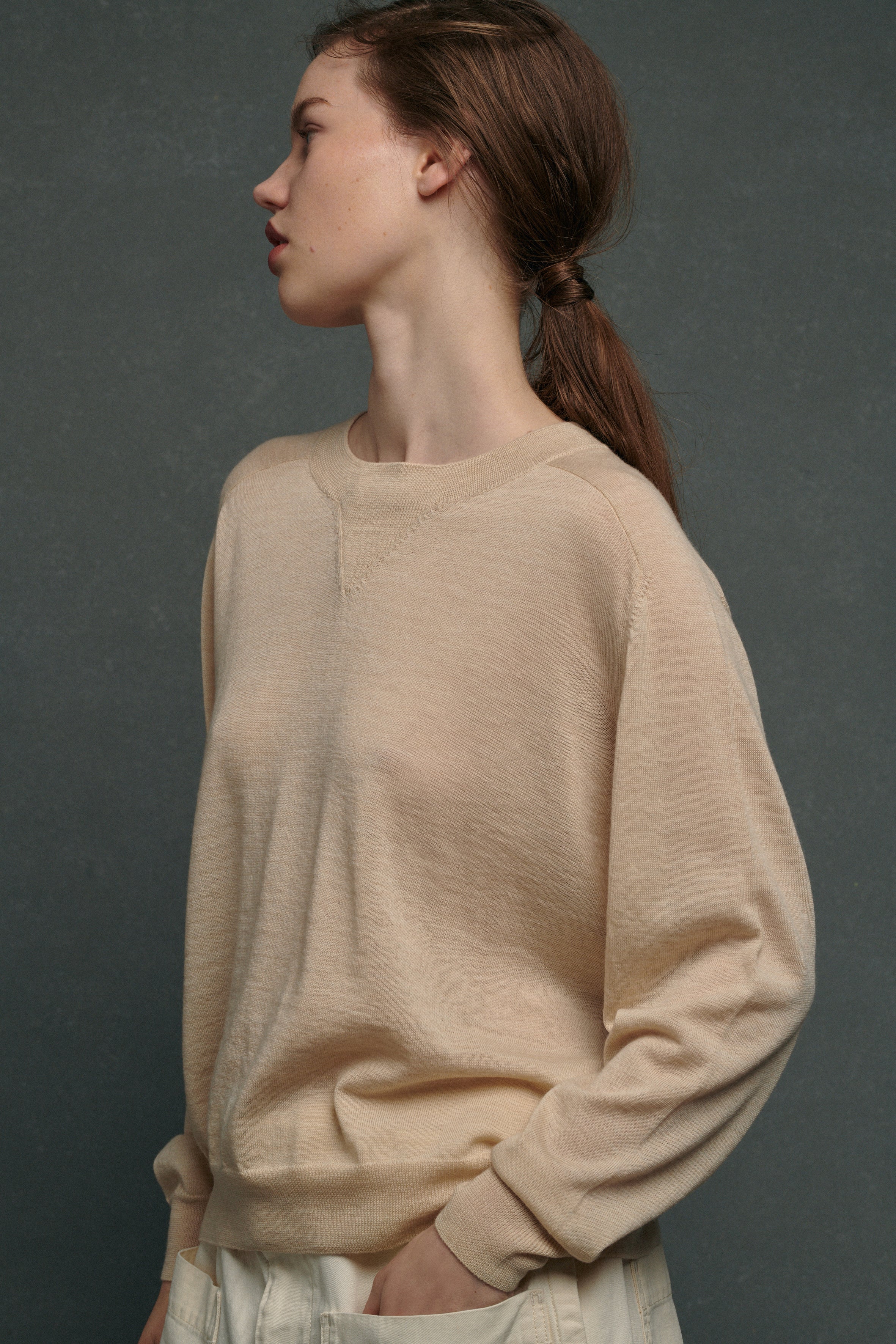 ACE OFF-WHITE JUMPER