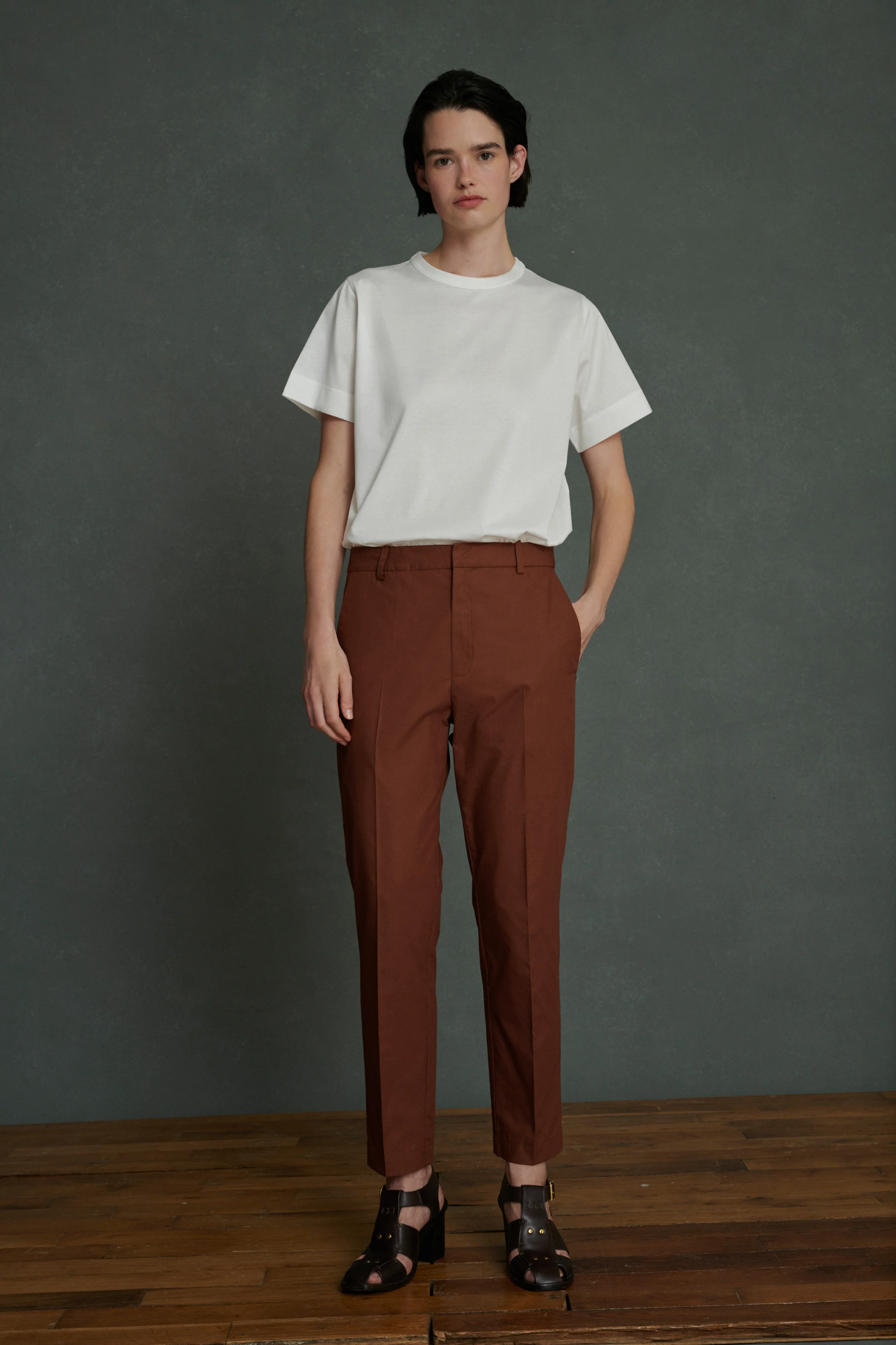 ADELE BROWN TROUSERS