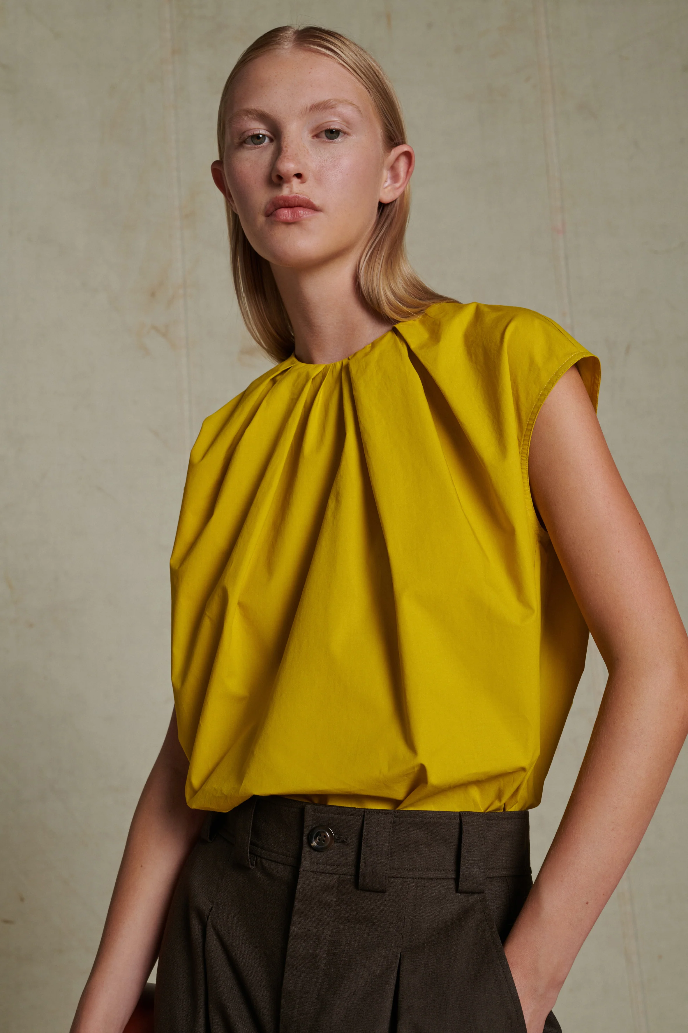 ANNIE YELLOW BLOUSE