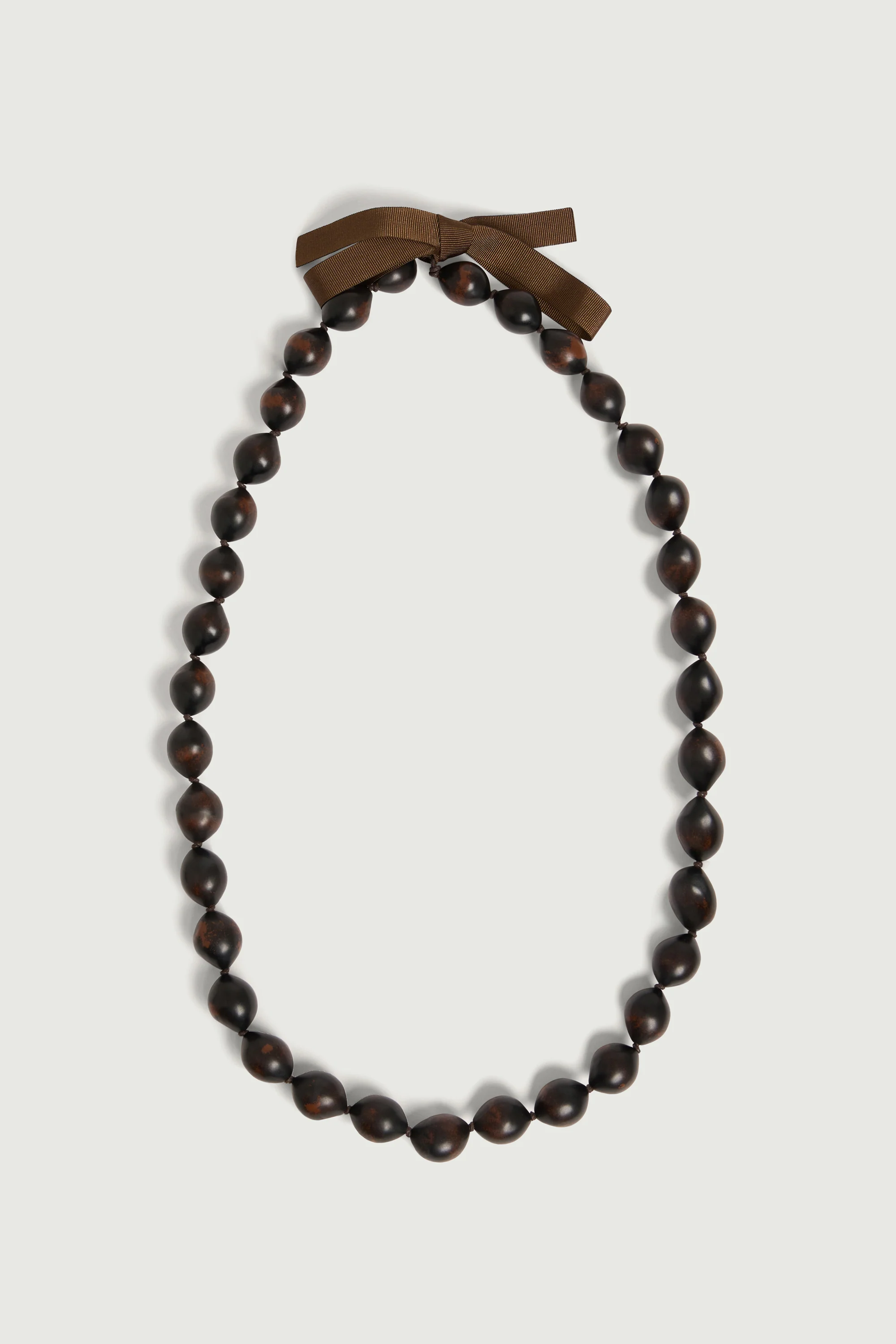 ZEBRA BROWN NECKLACE