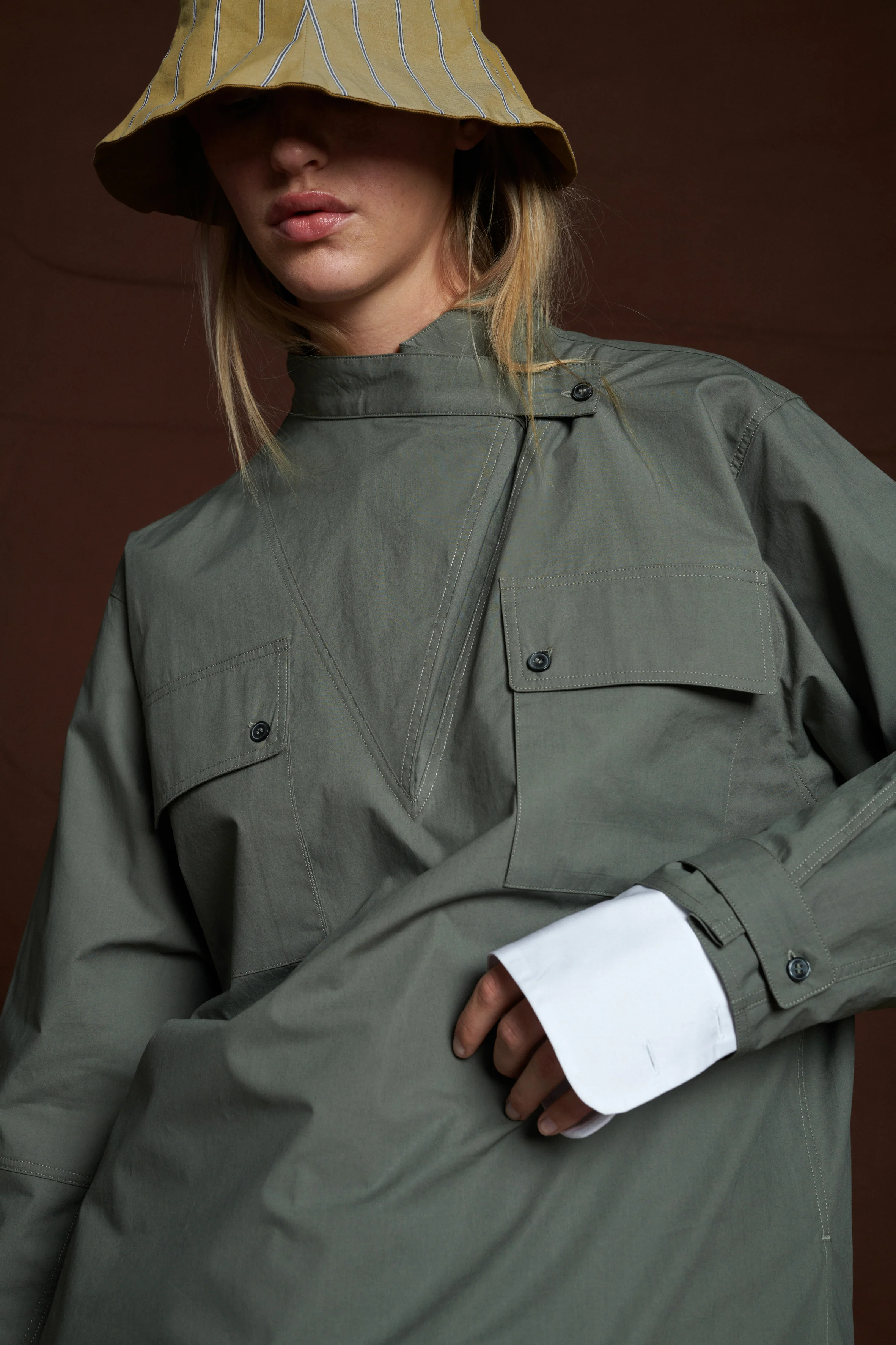 AOUT GREEN BLOUSE