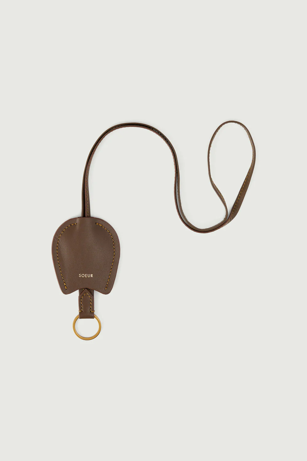 WEEKLY BEIGE KEY RING