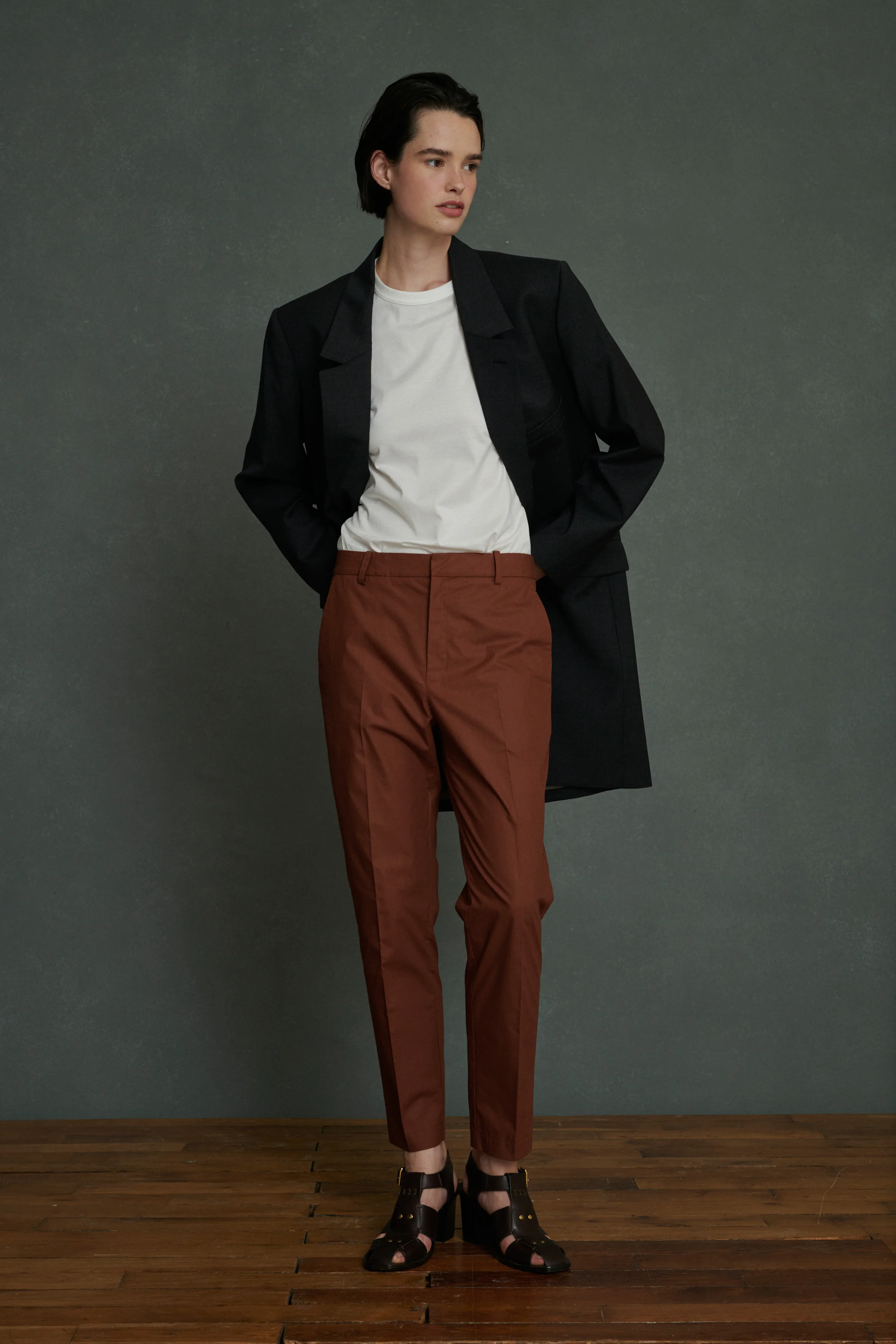 ADELE BROWN TROUSERS