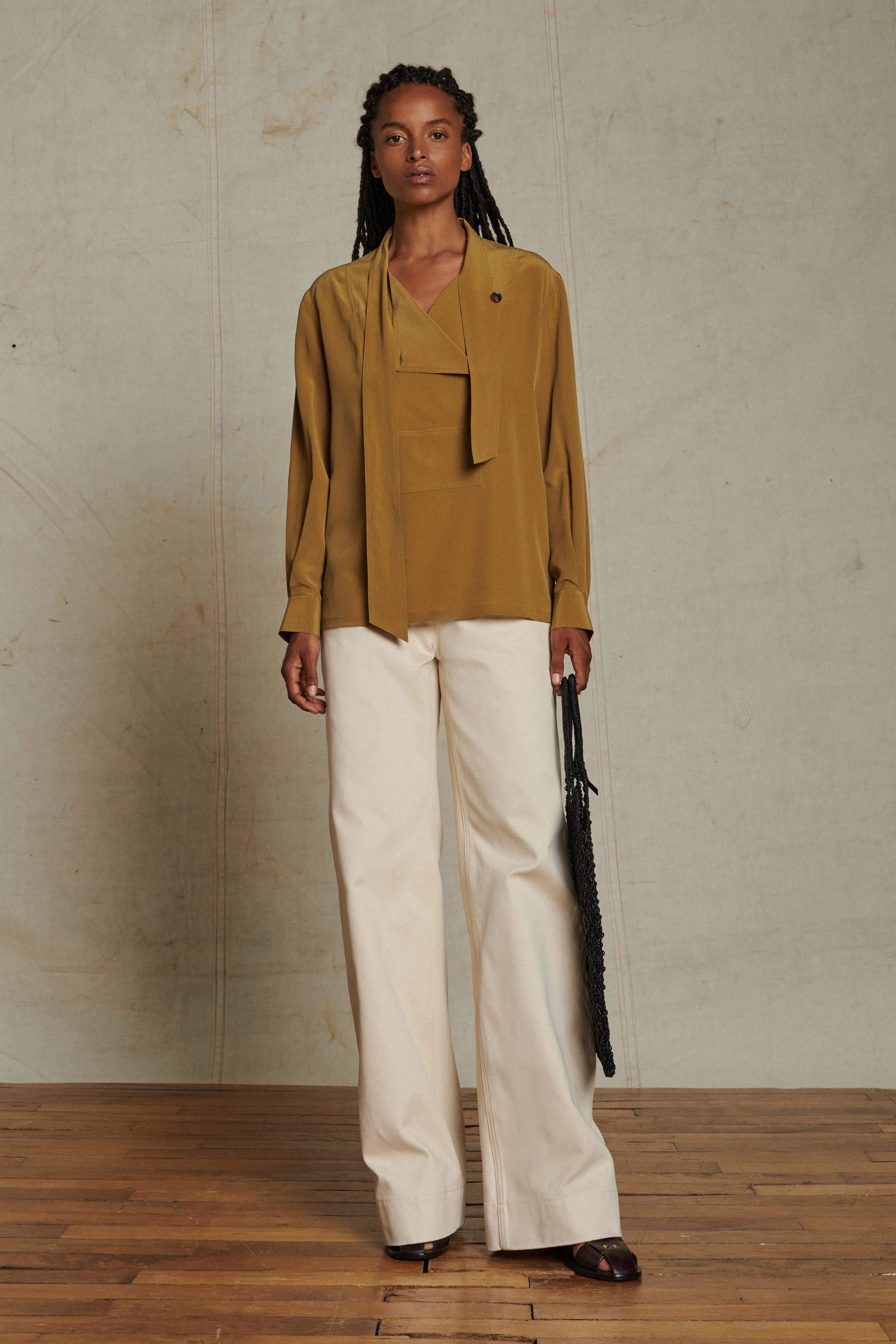 ALISSIO WHITE TROUSERS