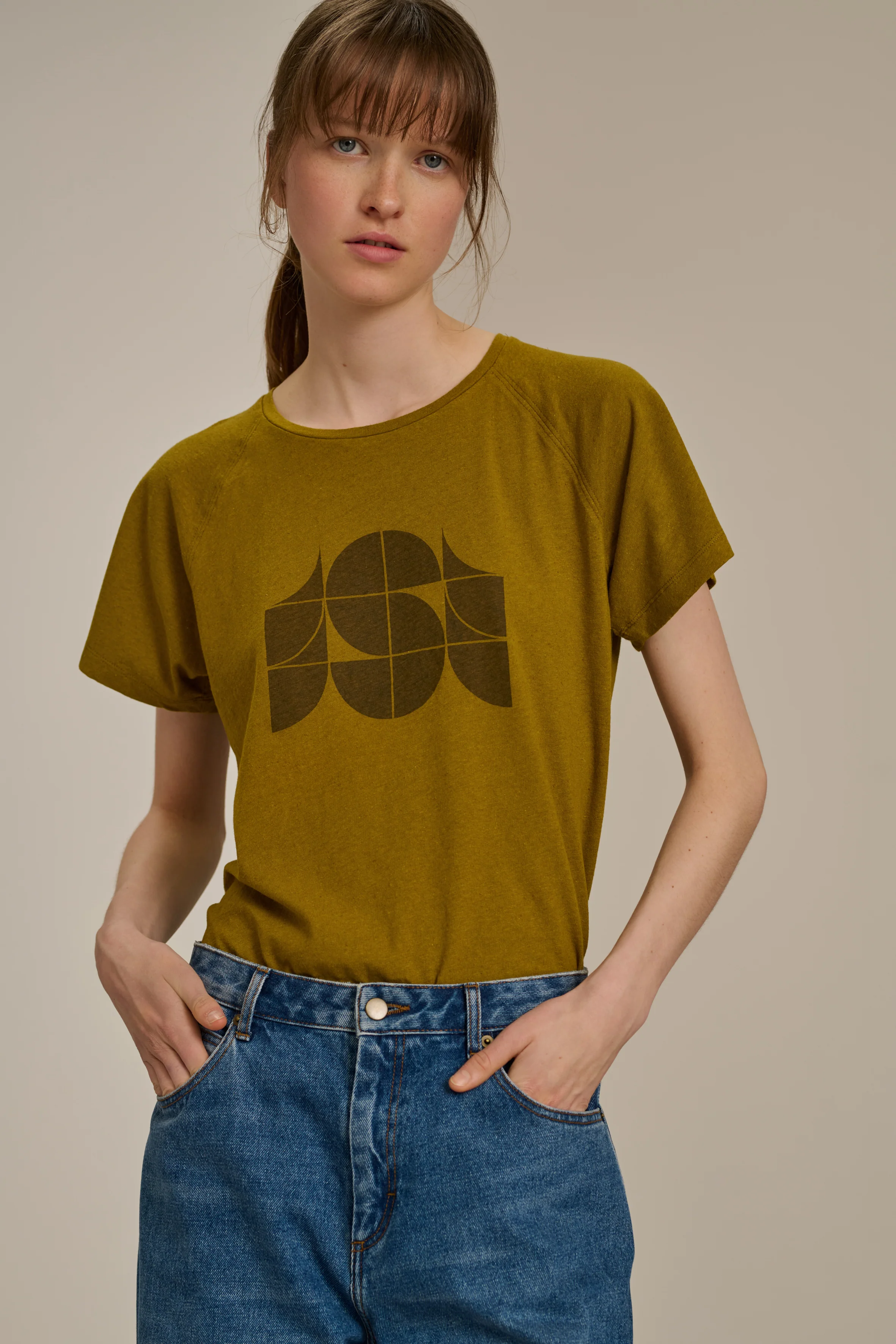 VAL KHAKI T-SHIRT