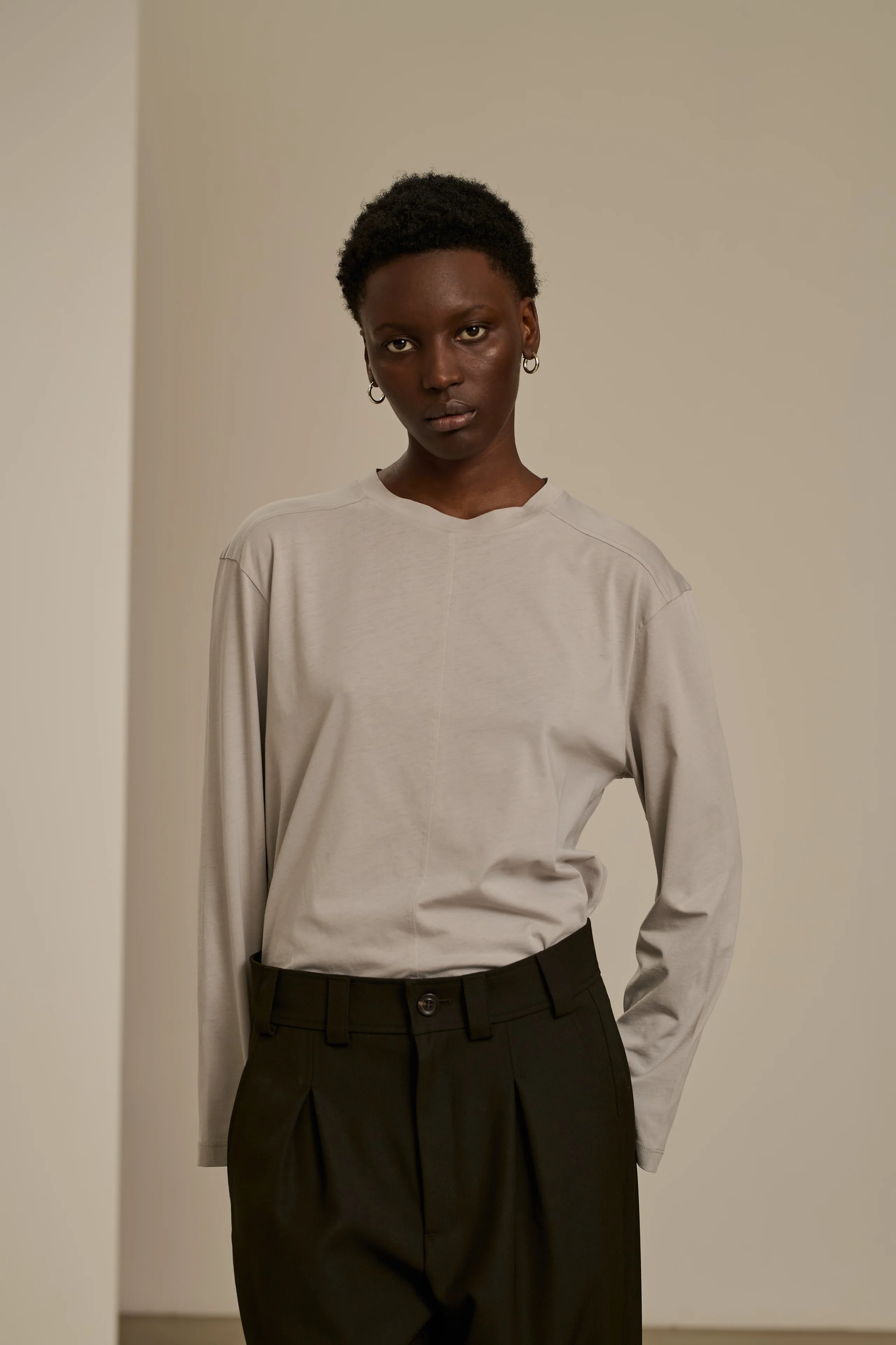 ADELIE GREY T-SHIRT