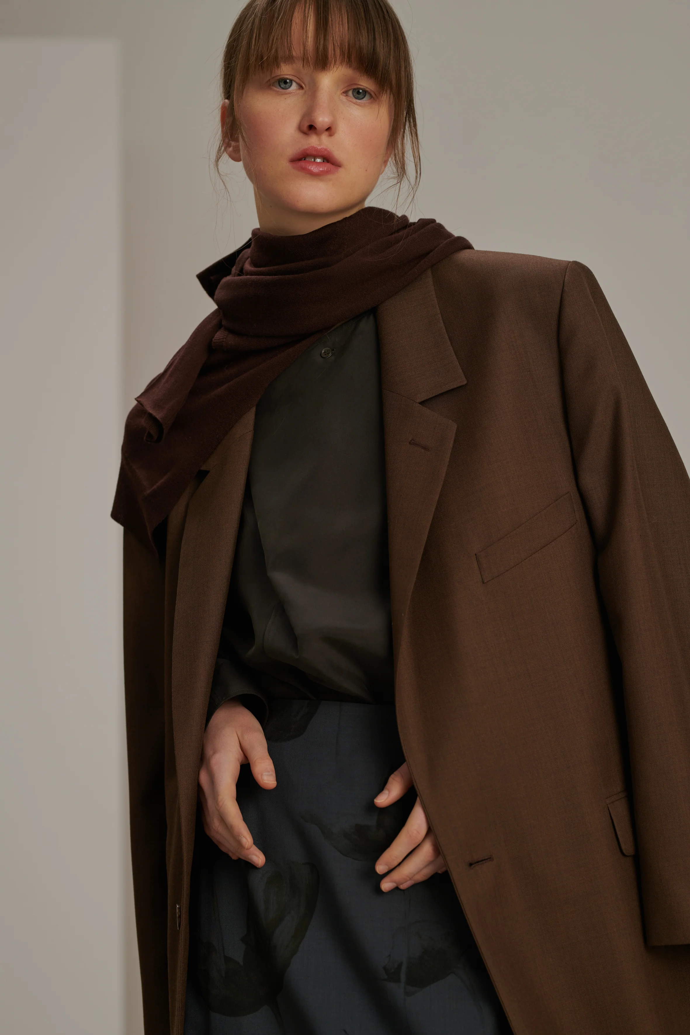 ALCESTE BROWN COAT