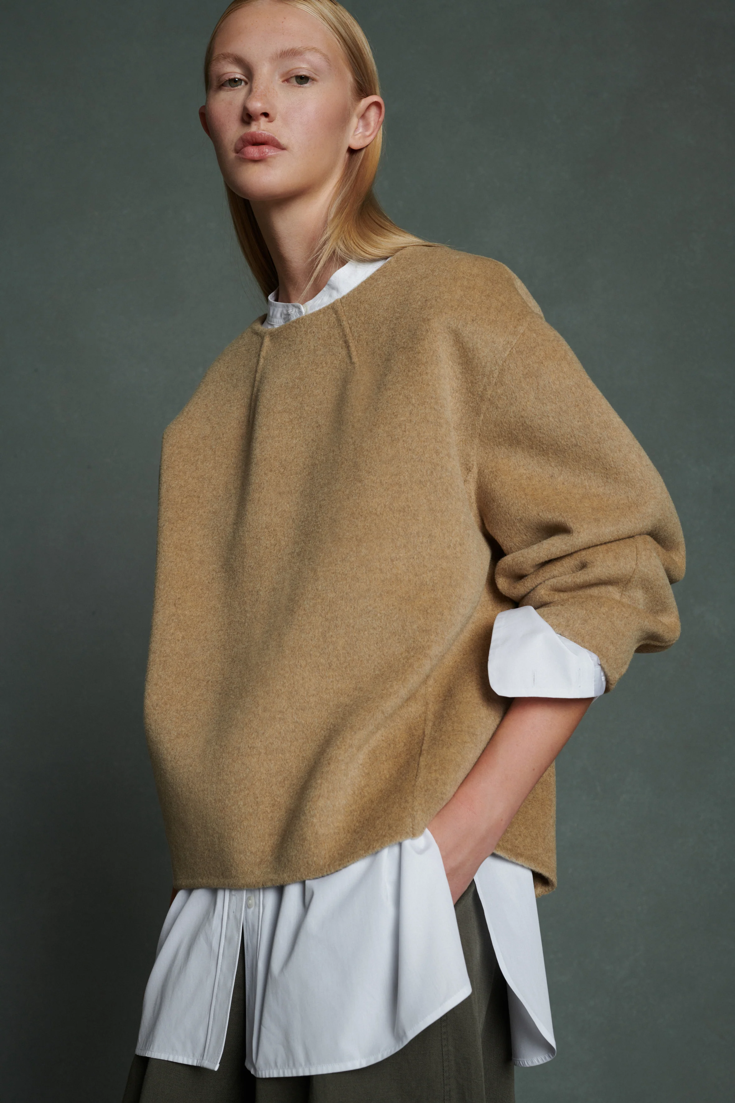 AMEDEE BEIGE SWEATSHIRT