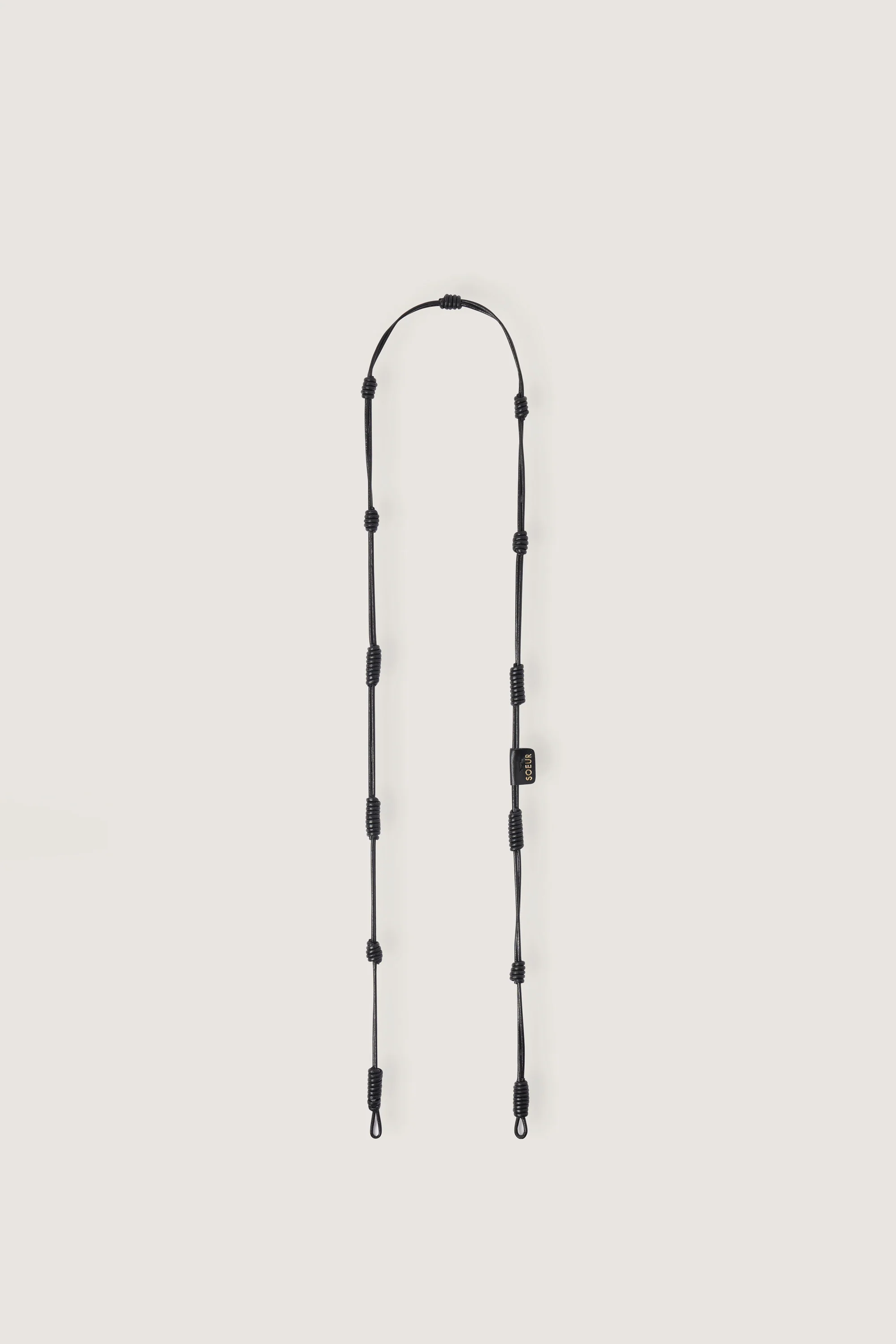 ARNALDO BLACK GLASSES CORD