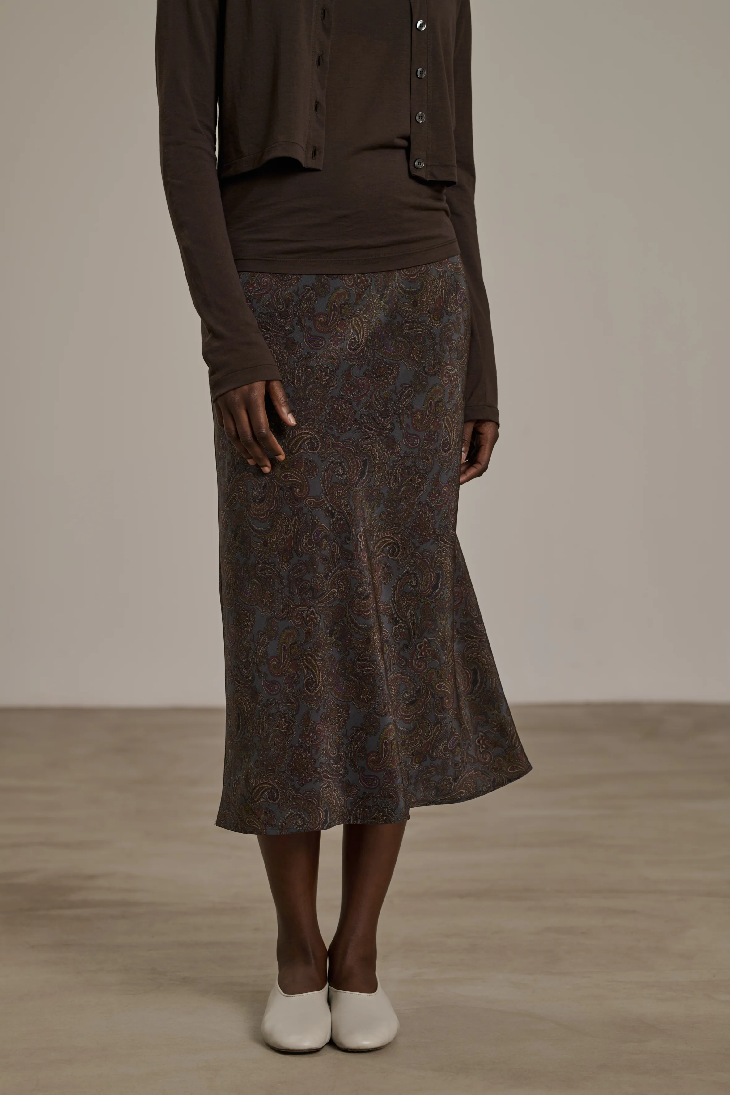 FEVER BROWN SKIRT