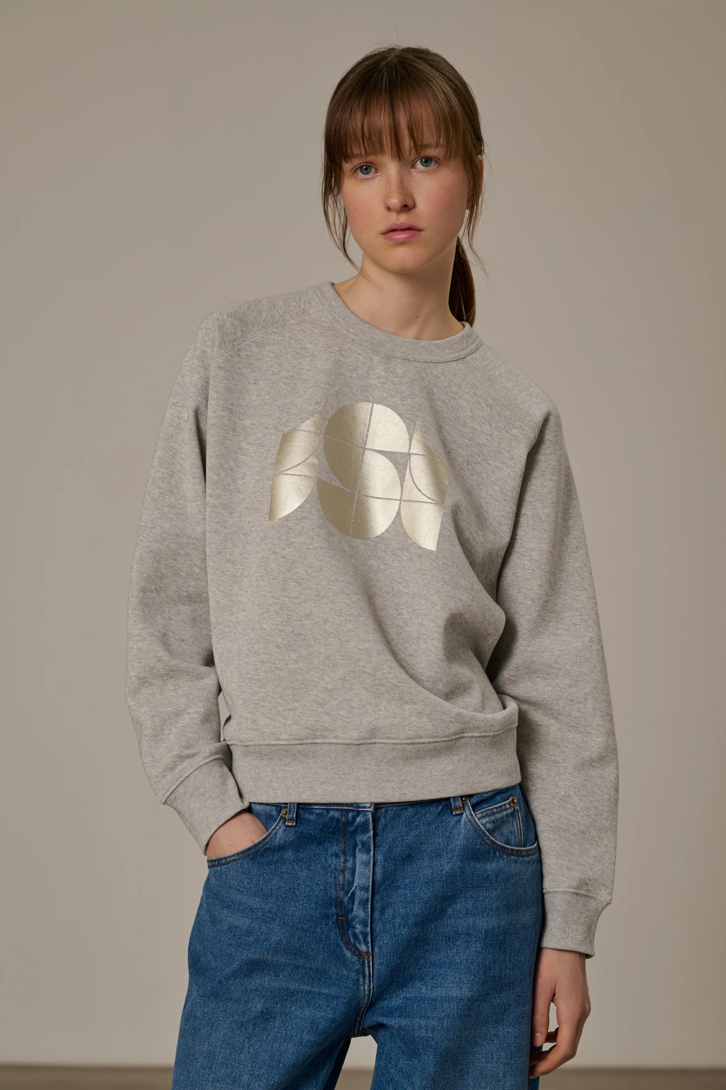 THIBAULT GREY SWEATSHIRT