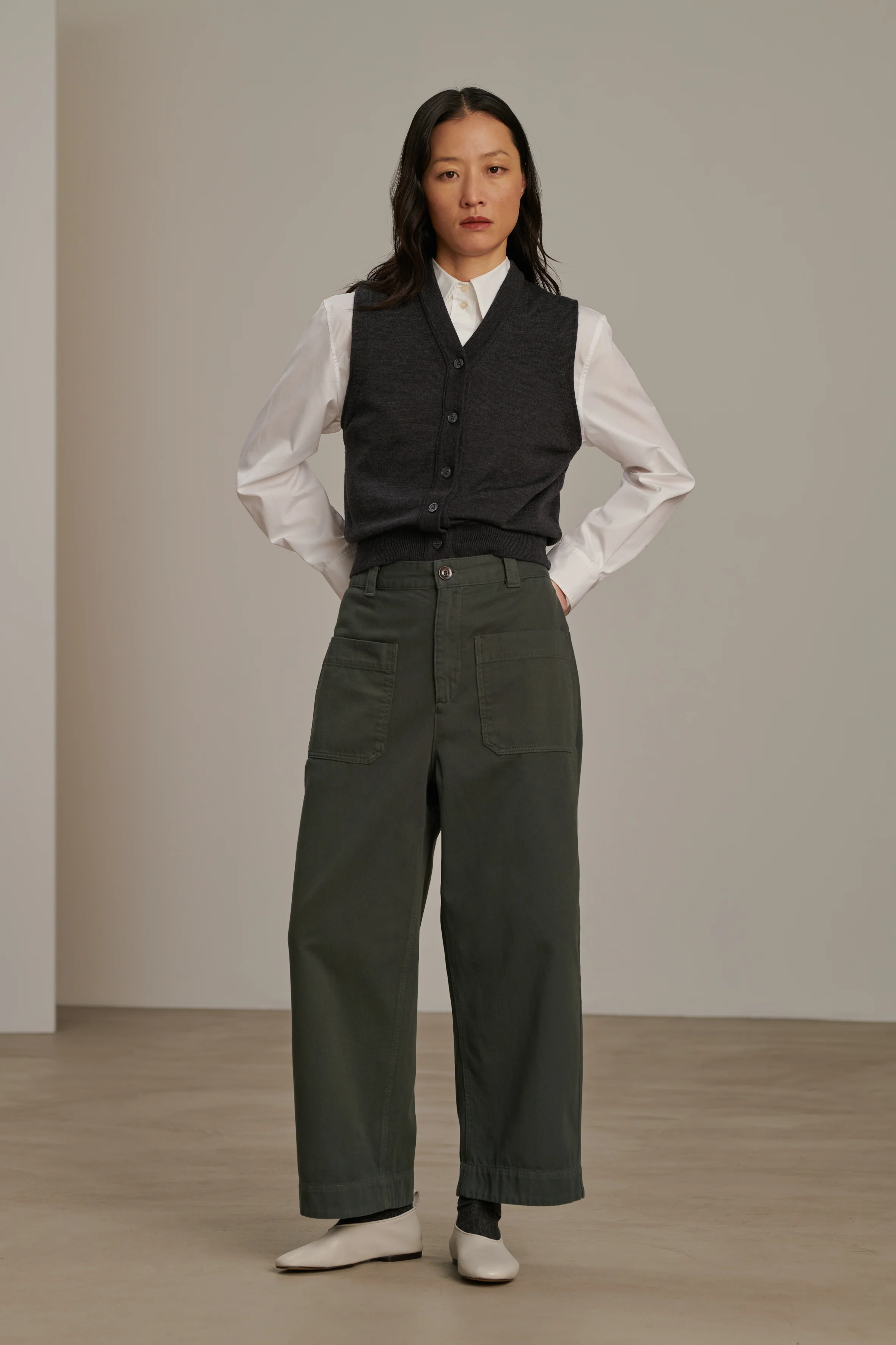 BOY GREEN TROUSERS