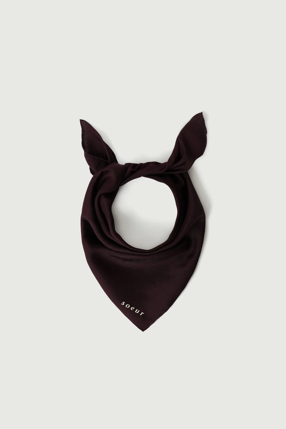 SQUARE PURPLE SCARF