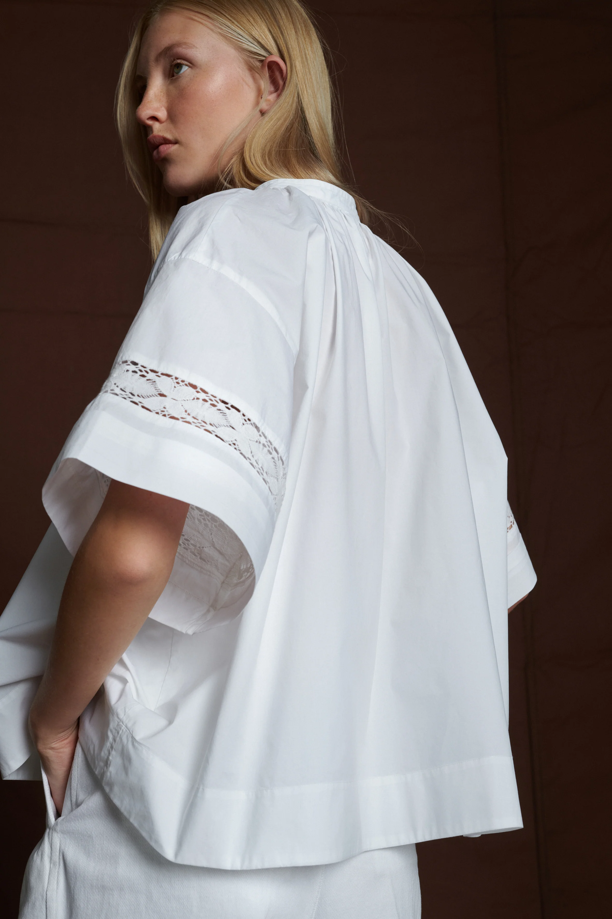 ALBANE WHITE BLOUSE