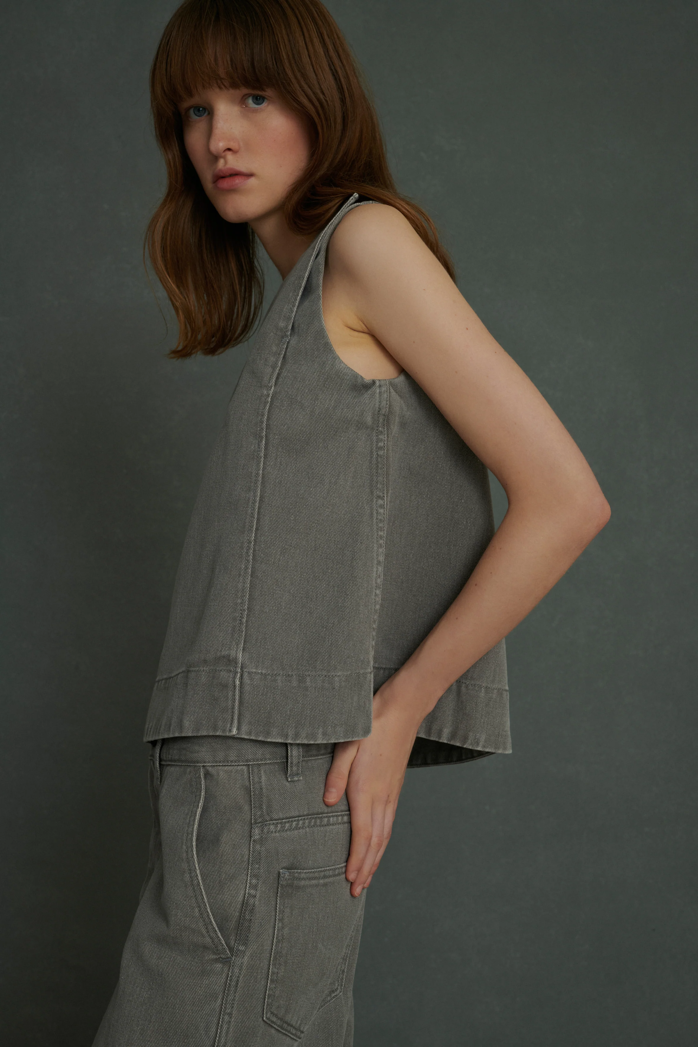 AURORE GREY TOP
