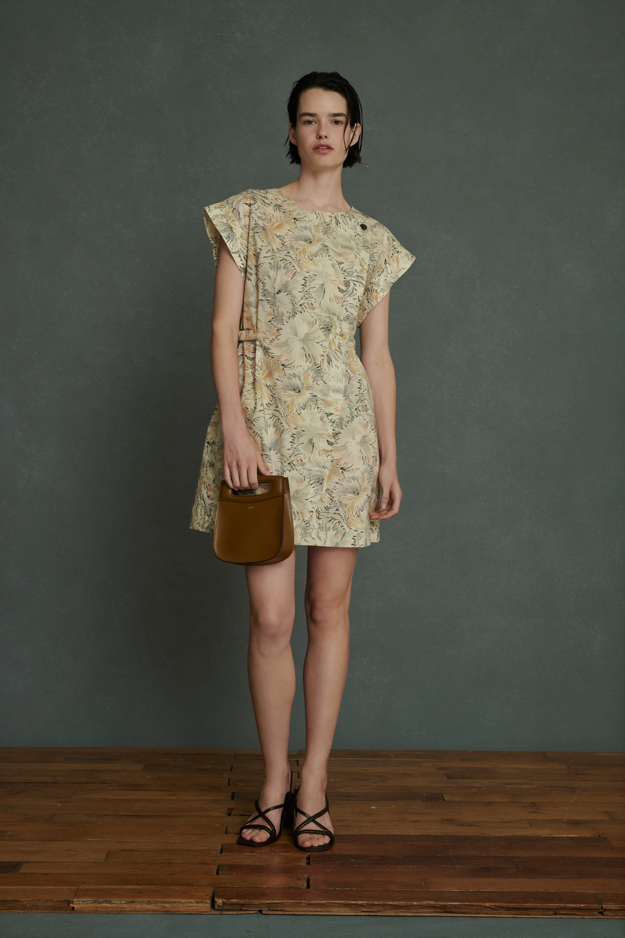 ALBA BEIGE DRESS