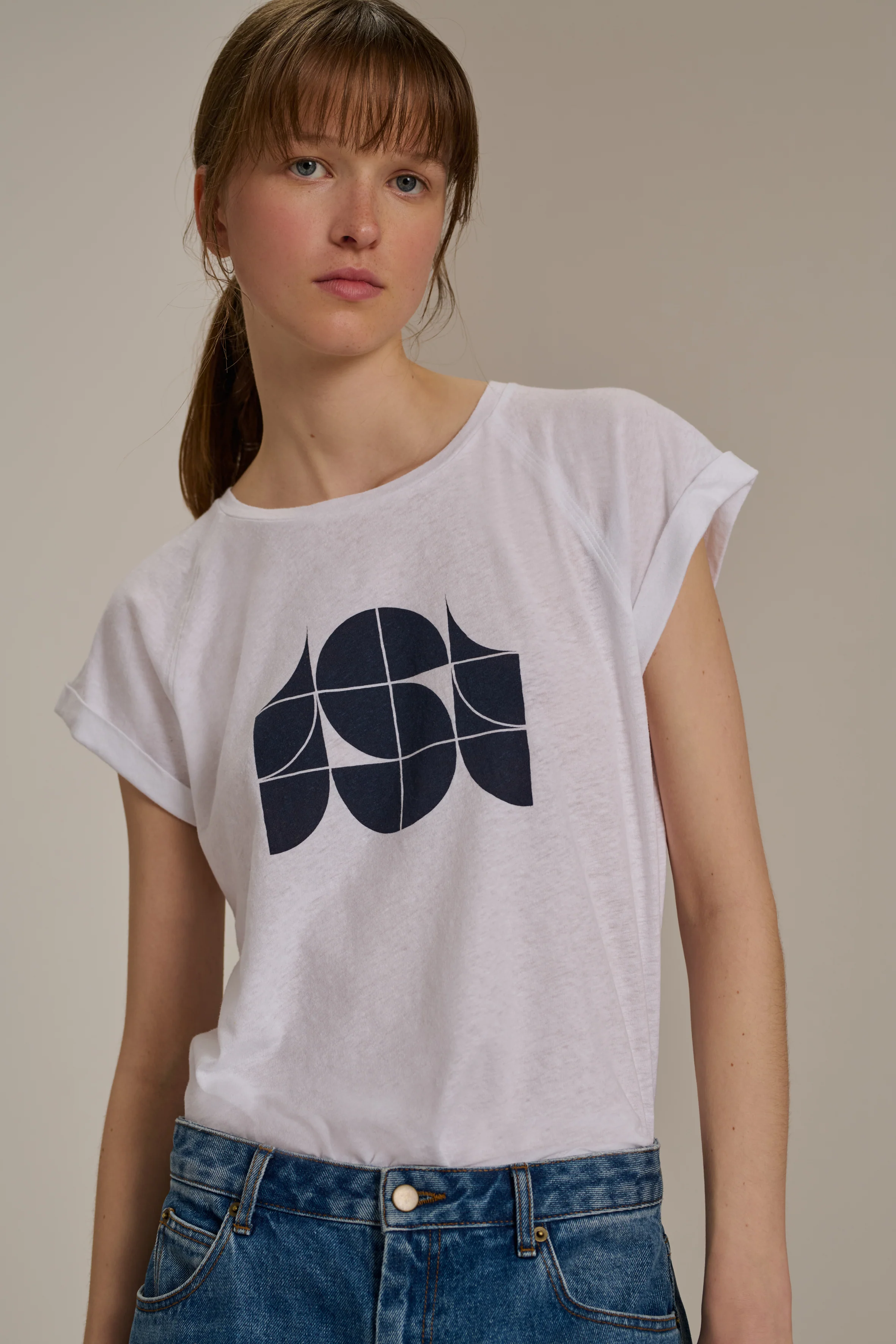 VALENTINA WHITE TEE-SHIRT