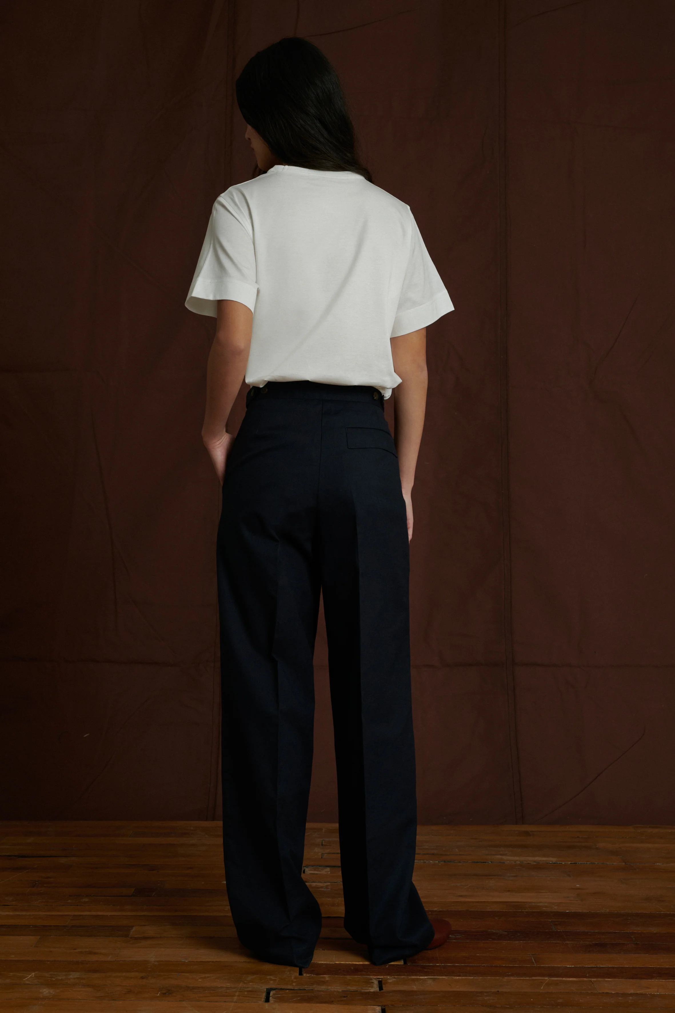 SULPICE NAVY TROUSERS