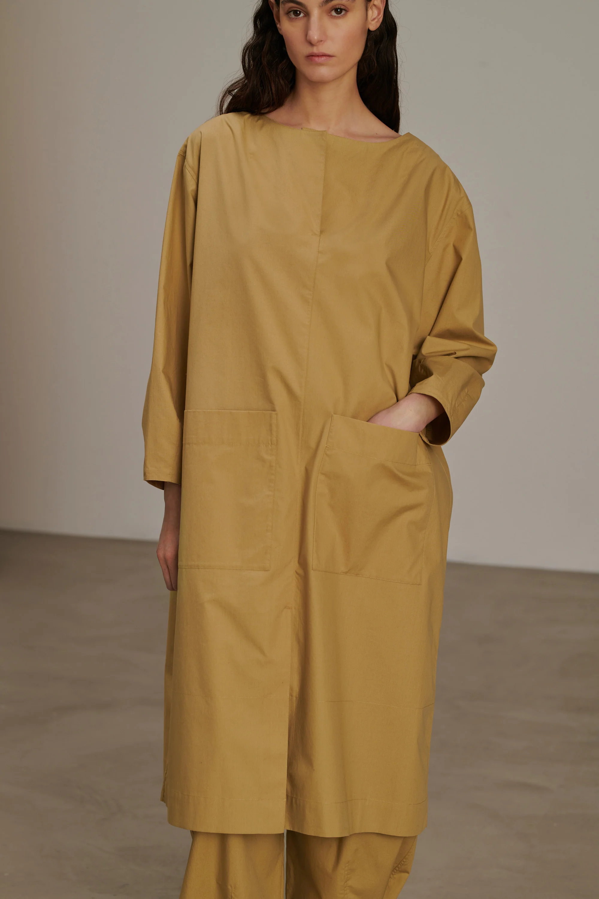 CORALIE BEIGE DRESS