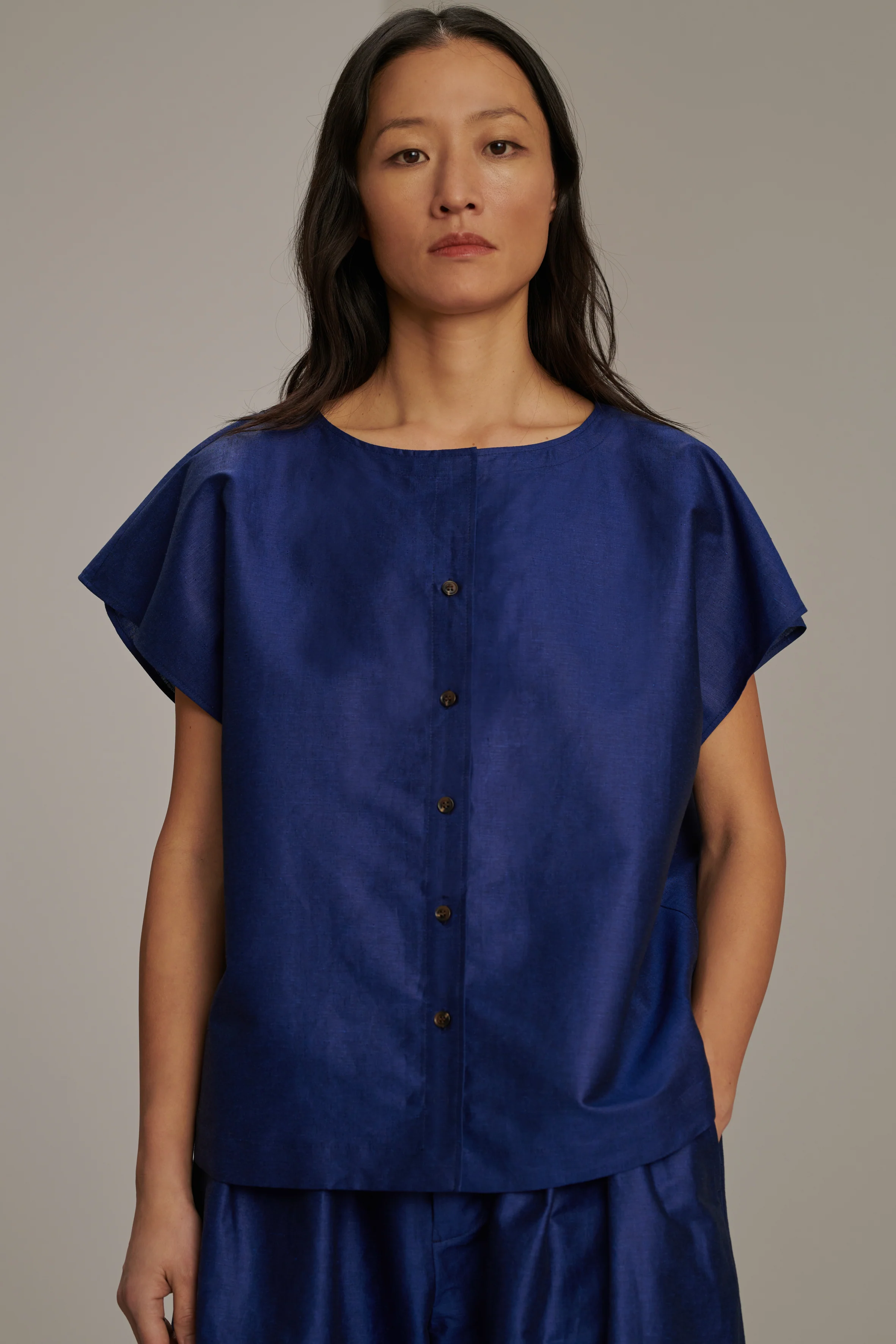 COLOMBIE BLUE BLOUSE
