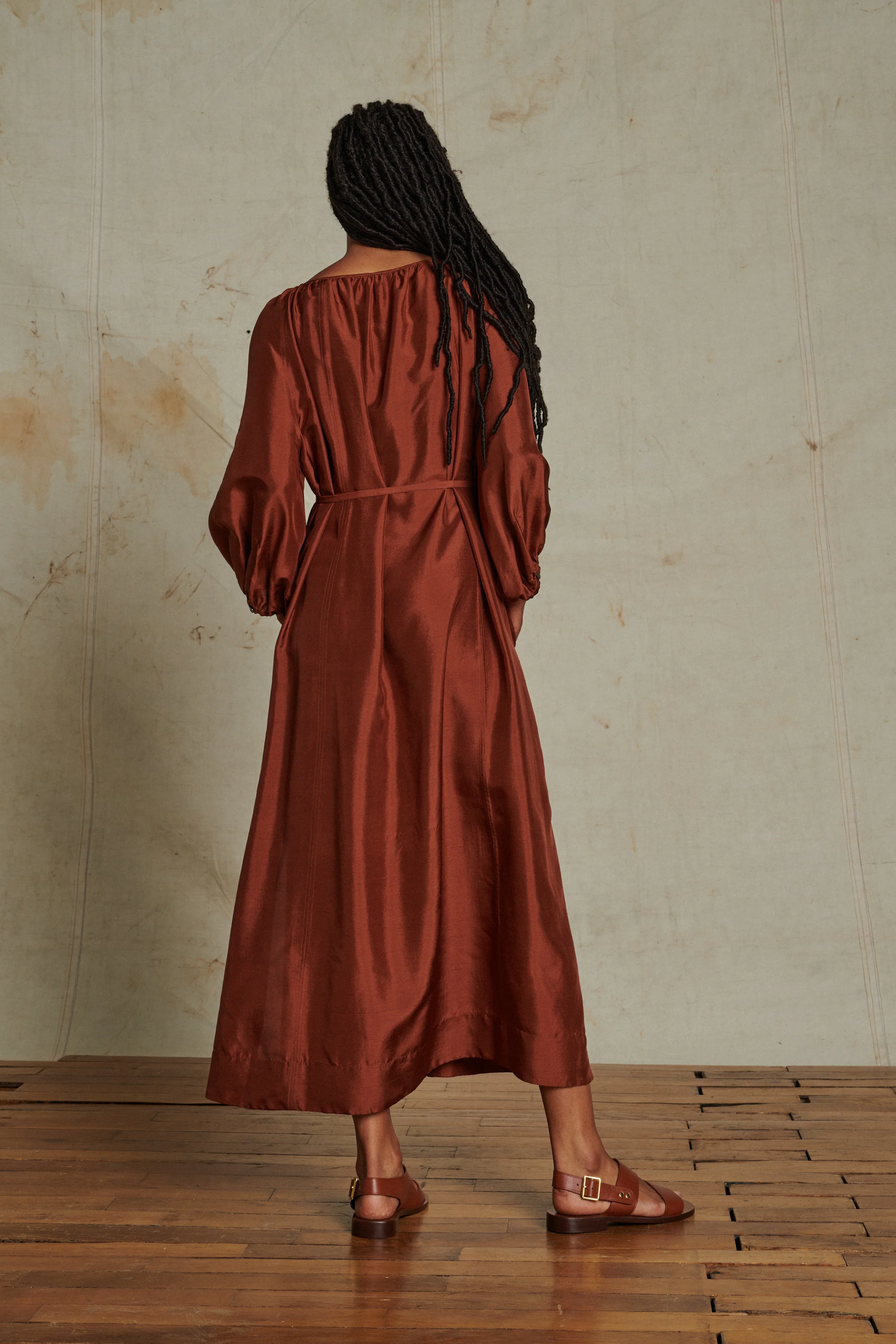 ADRIANA BROWN DRESS