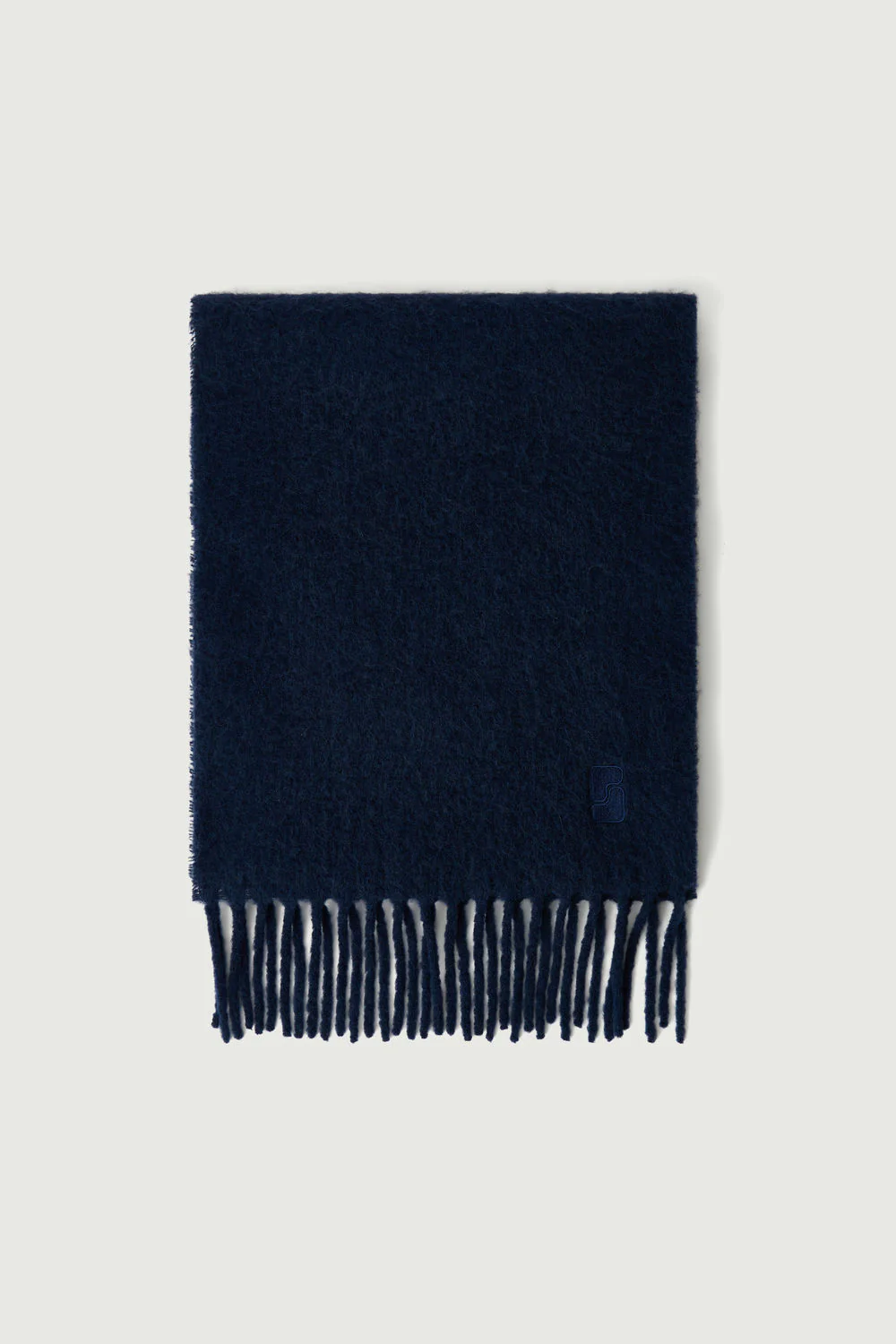 SOFT NAVY SCARF
