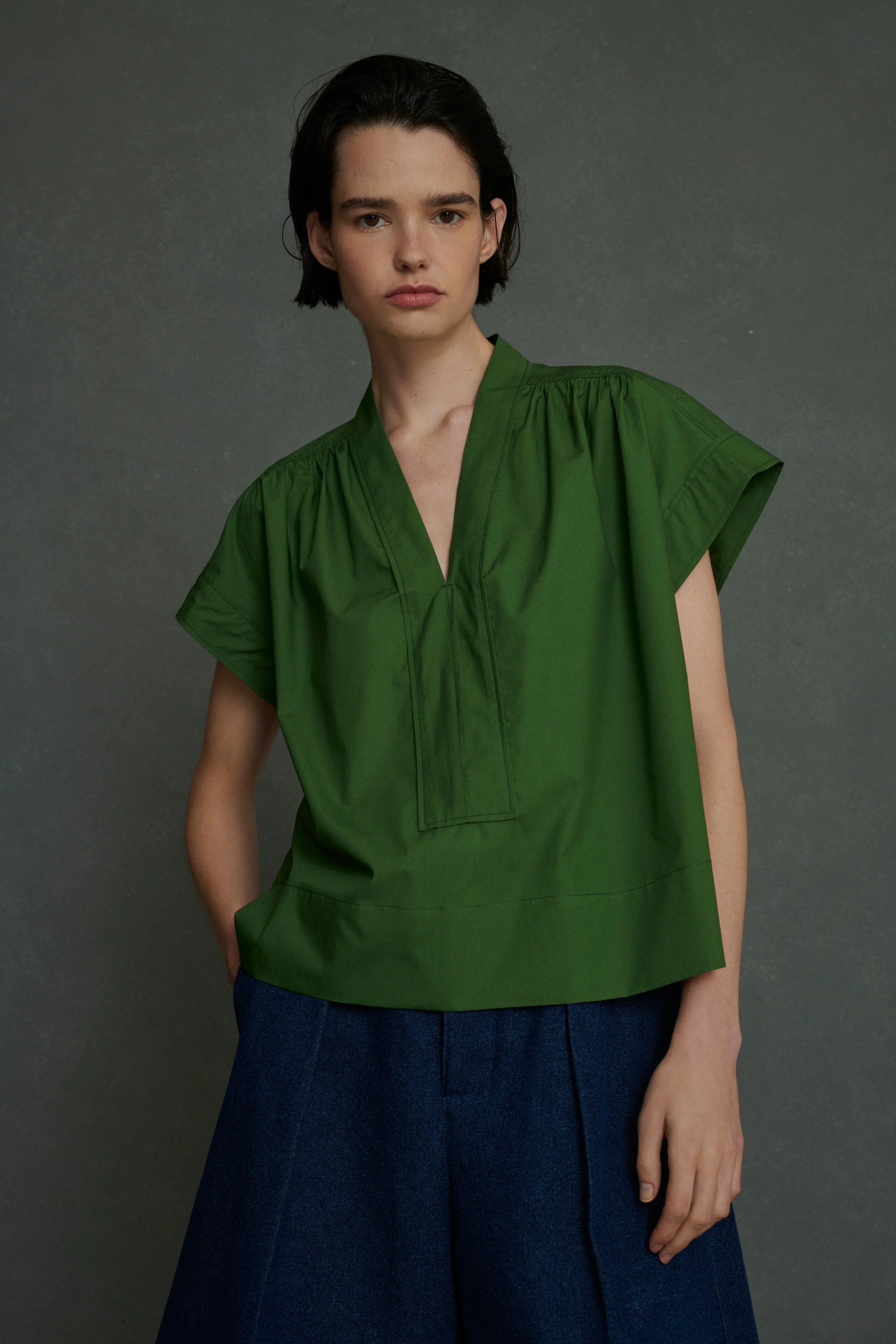 MADAGASCAR GREEN BLOUSE