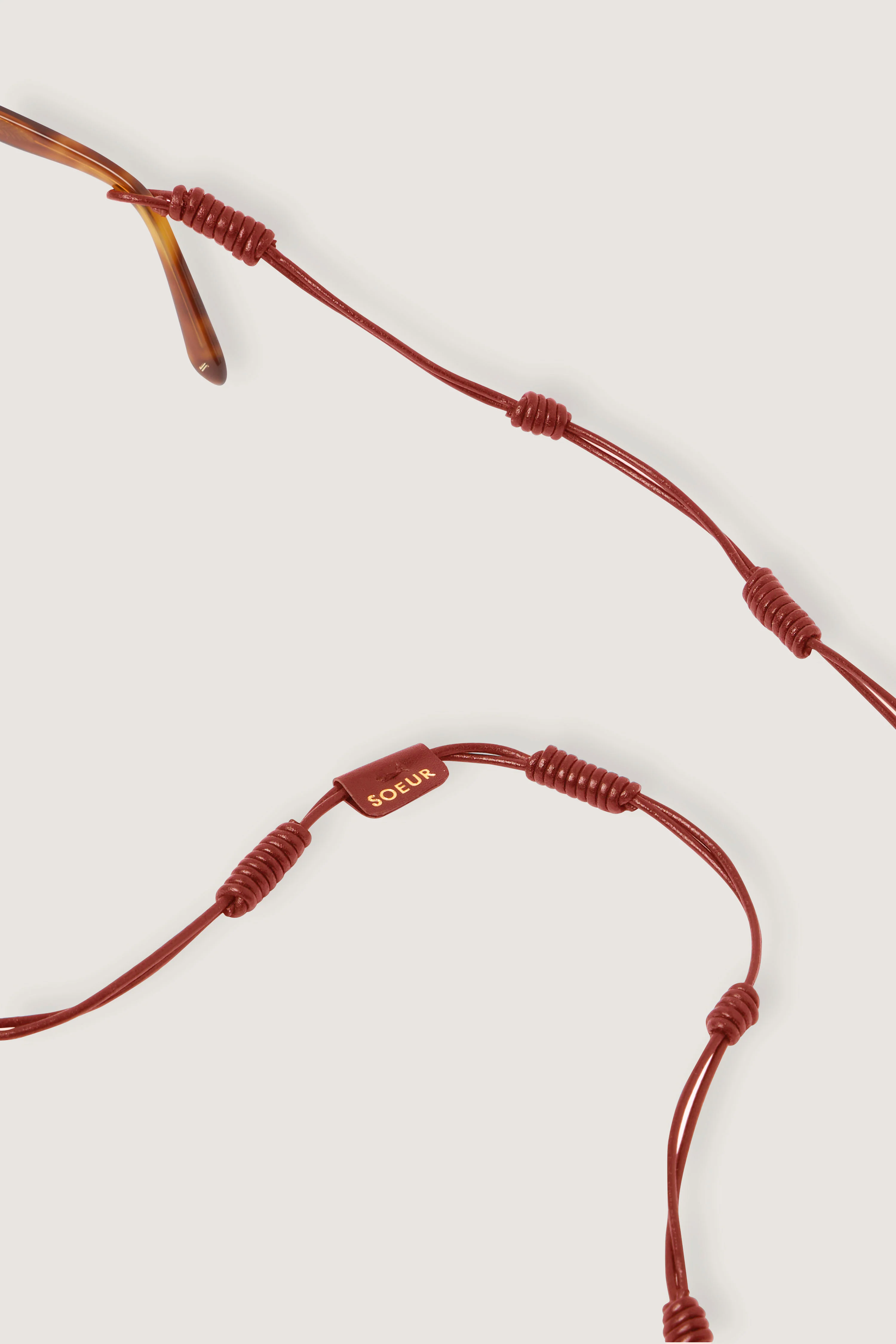 ARNALDO BROWN GLASSES CORD