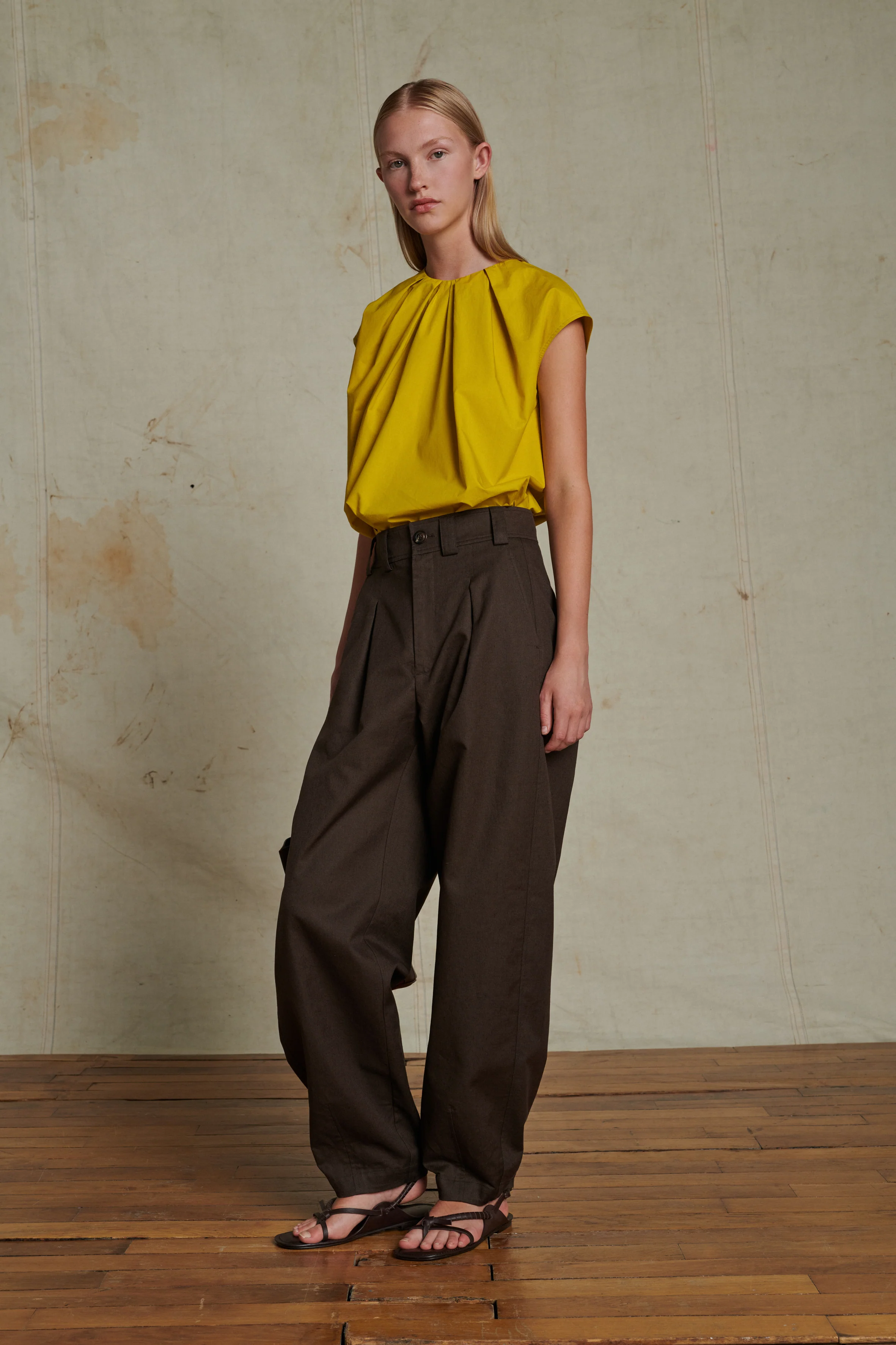 TIMON BROWN TROUSERS