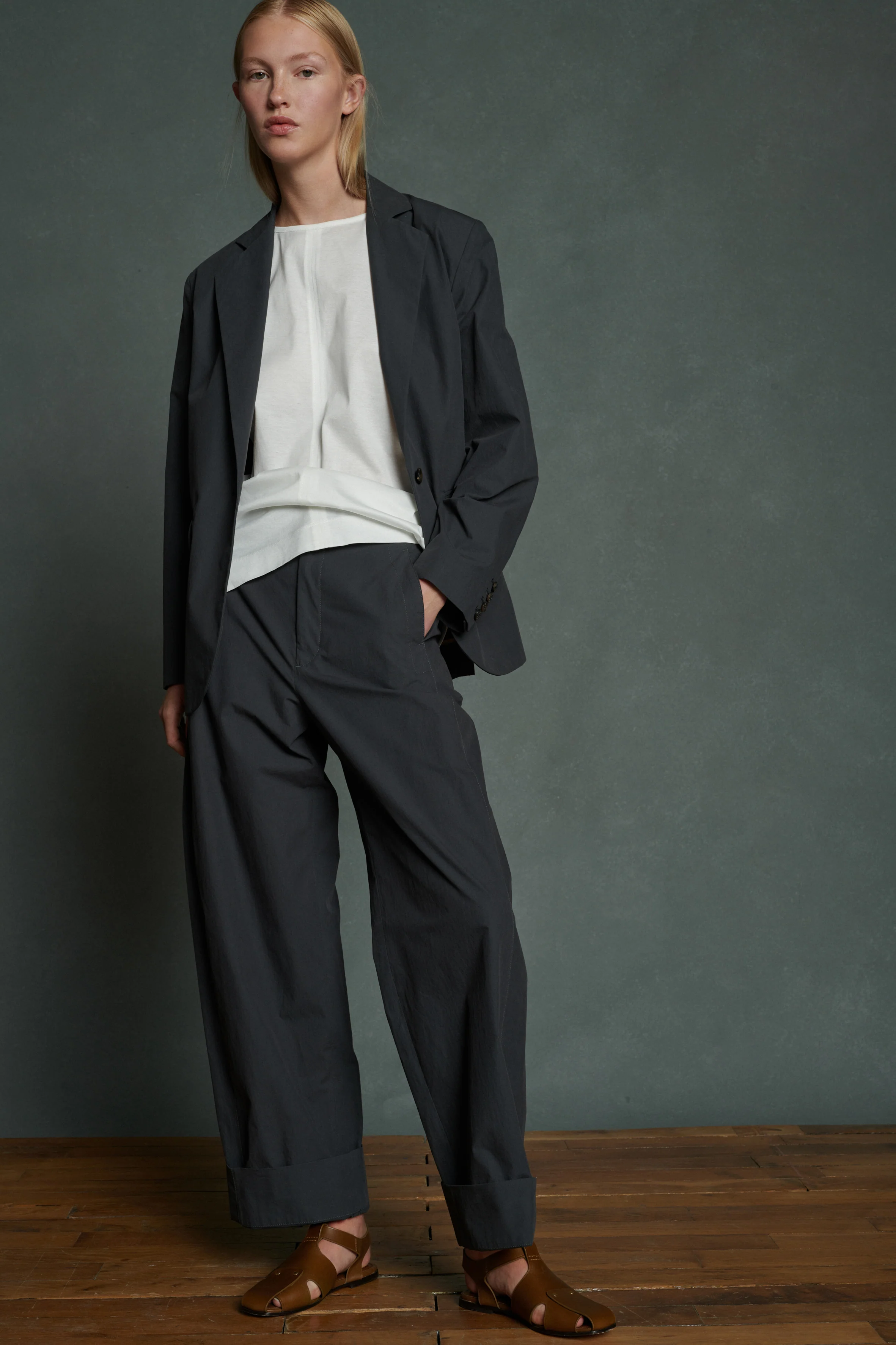 PRESTON GREY TROUSERS