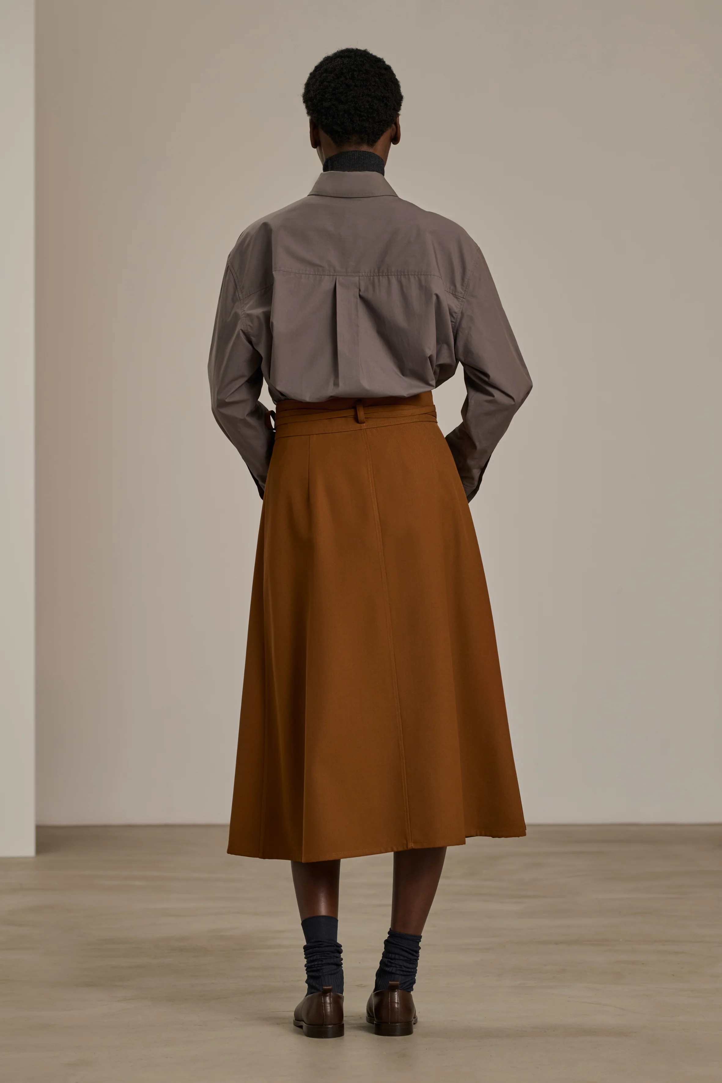 REINE ORANGE SKIRT