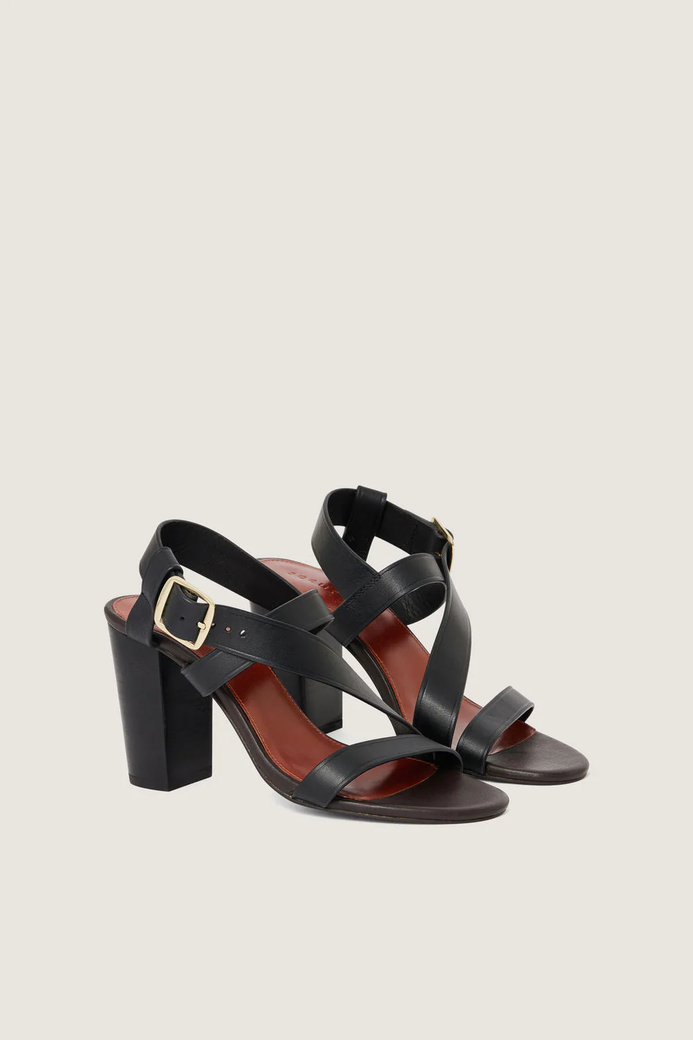 PAOLINA BLACK SANDALS