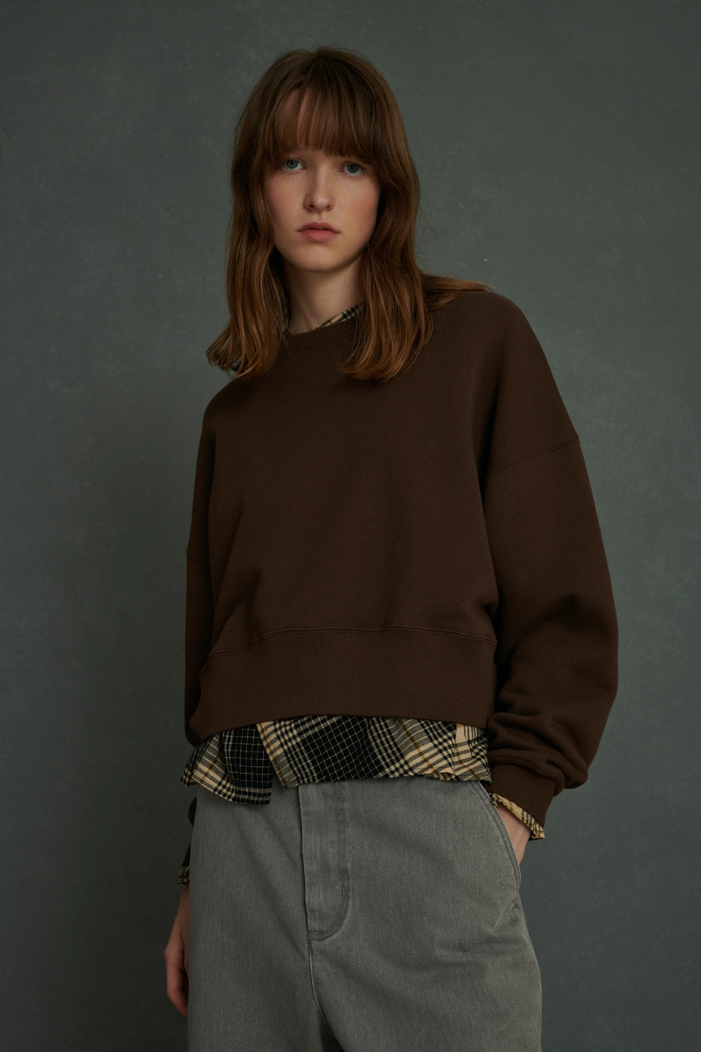WILLOW BROWN SWEATSHIRT