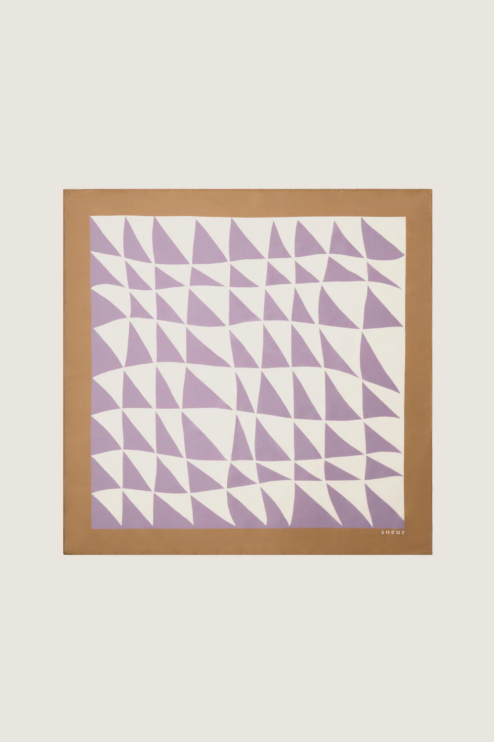 SQUARE PURPLE SCARF