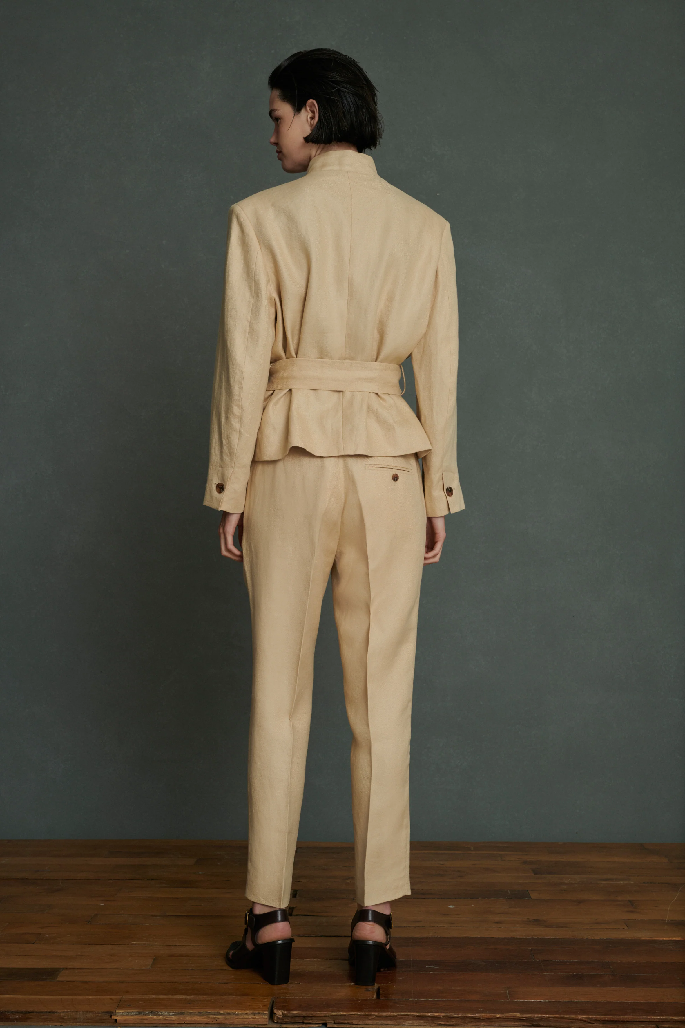 ADELE OFF-WHITE TROUSERS