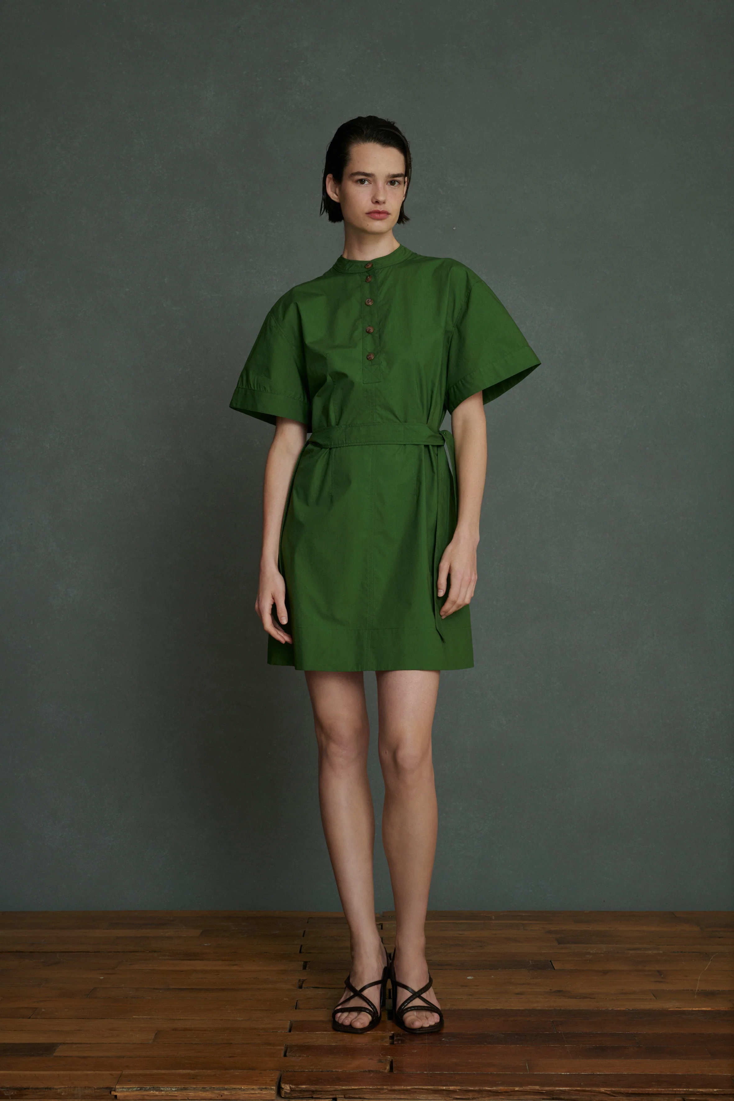 WANDA GREEN DRESS