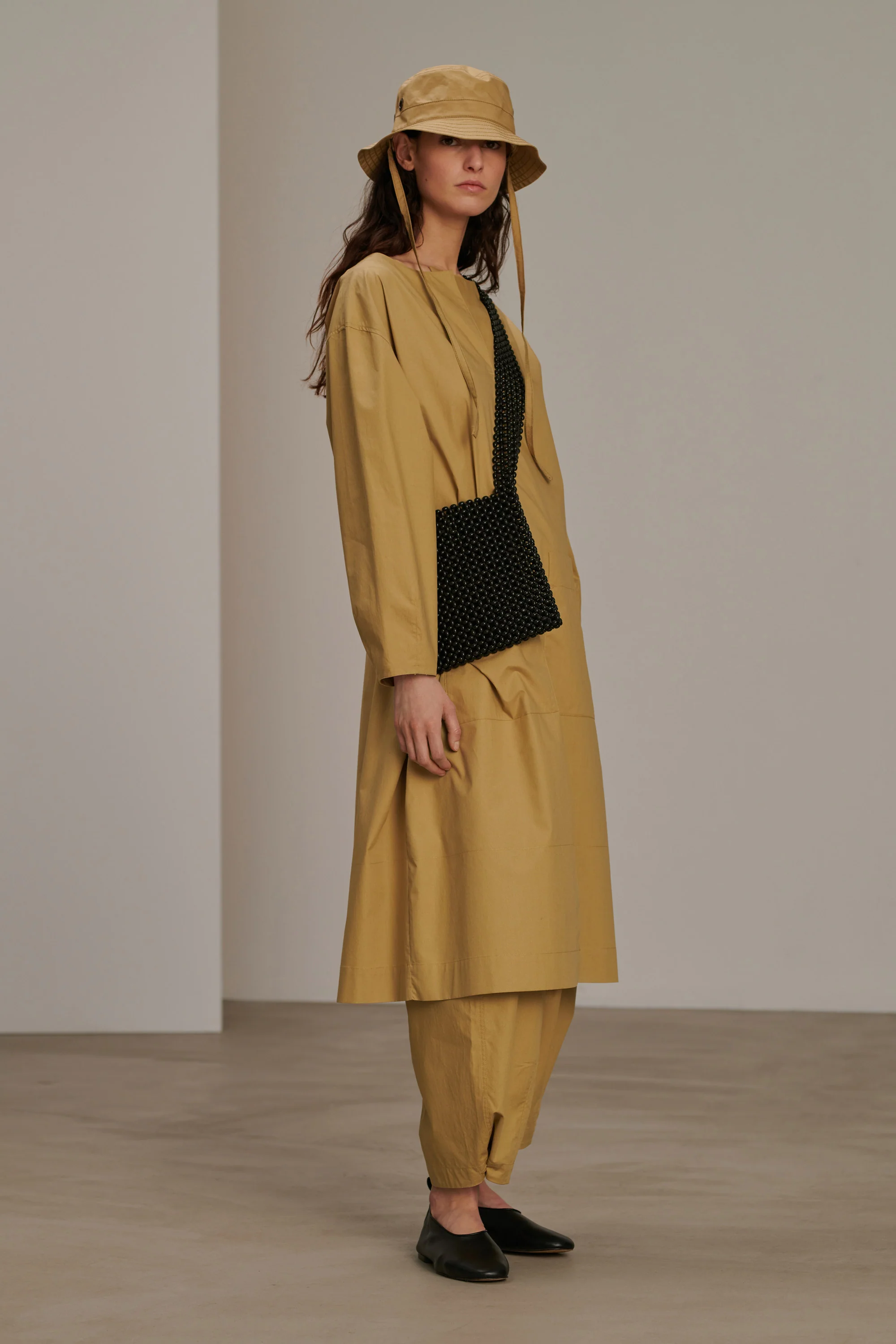 CORALIE BEIGE DRESS