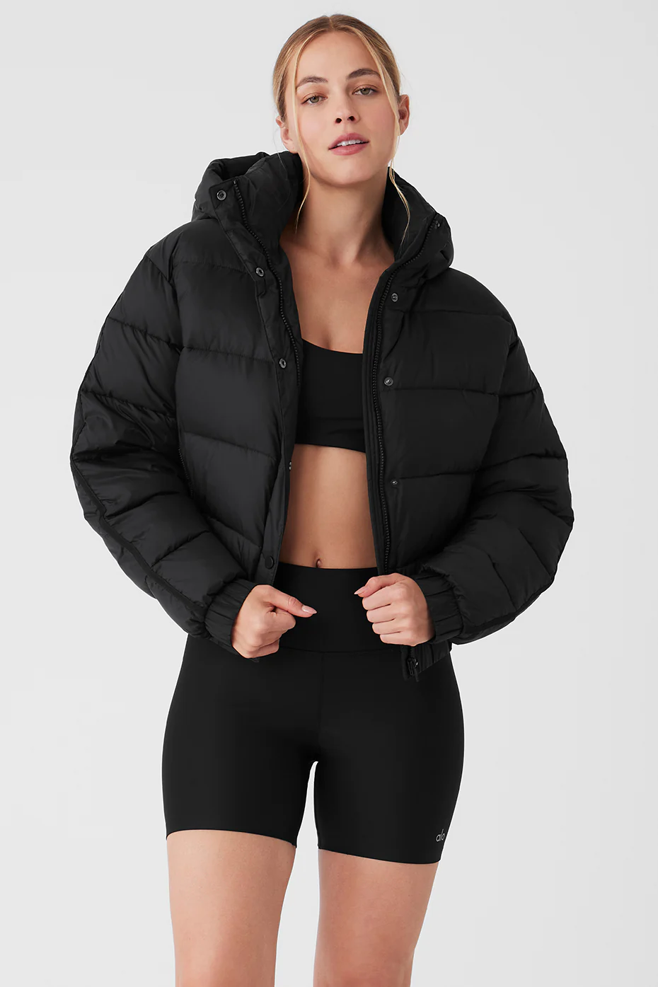 Aspen Love Puffer Jacket - Black