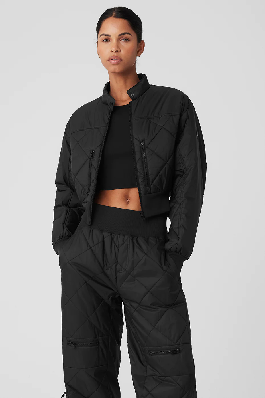 Snowrider Puffer Jacket - Black