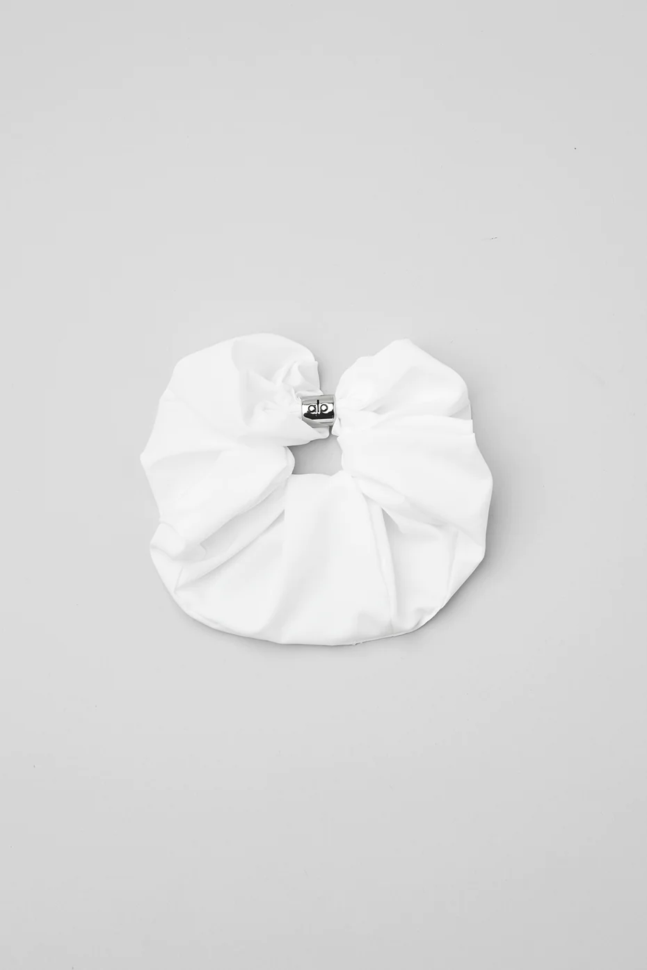 Bead It Oversized Scrunchie - White
